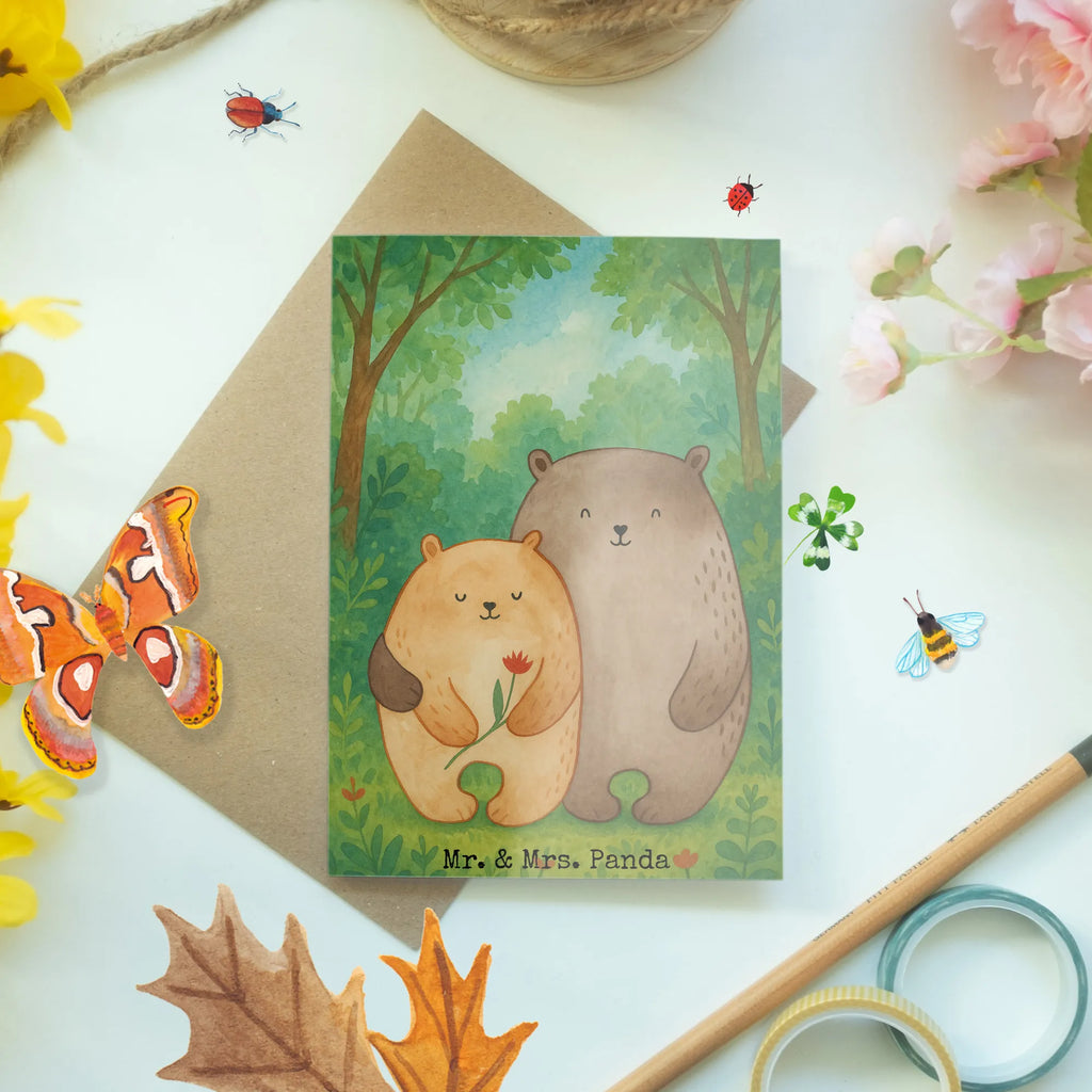 Grußkarte Bären Liebe Design Grußkarte, Klappkarte, Einladungskarte, Glückwunschkarte, Hochzeitskarte, Geburtstagskarte, Karte, Ansichtskarten, Liebe, Partner, Freund, Freundin, Ehemann, Ehefrau, Heiraten, Verlobung, Heiratsantrag, Liebesgeschenk, Jahrestag, Hocheitstag, Verliebt, Verlobt, Verheiratet, Geschenk Freundin, Geschenk Freund, Liebesbeweis, Hochzeitstag, Geschenk Hochzeit, Bären, Bärchen, Bär