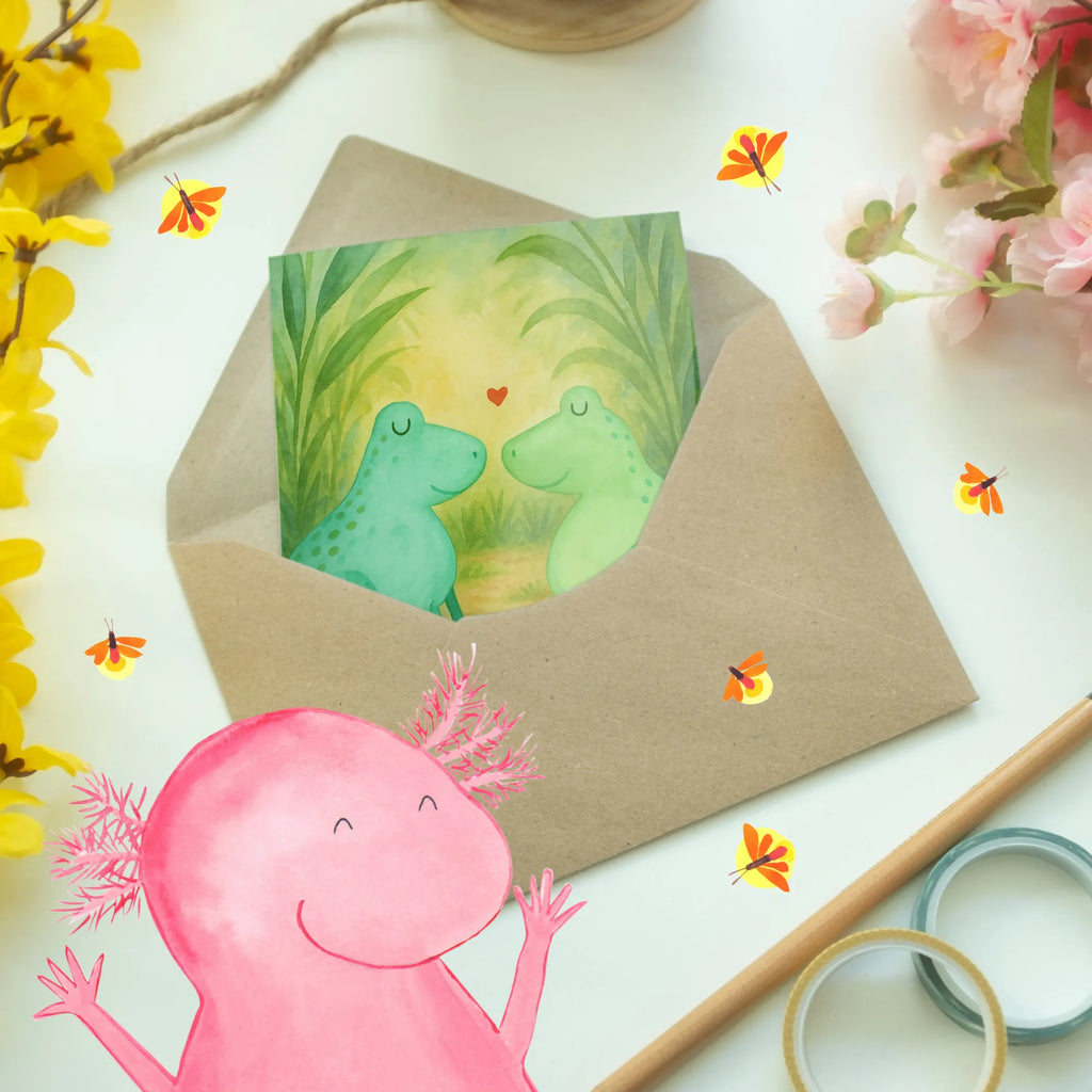 Grußkarte Frosch Liebe Design Grußkarte, Klappkarte, Einladungskarte, Glückwunschkarte, Hochzeitskarte, Geburtstagskarte, Karte, Ansichtskarten, Liebe, Partner, Freund, Freundin, Ehemann, Ehefrau, Heiraten, Verlobung, Heiratsantrag, Liebesgeschenk, Jahrestag, Hocheitstag, Verliebt, Verlobt, Verheiratet, Geschenk Freundin, Geschenk Freund, Liebesbeweis, Hochzeitstag, Geschenk Hochzeit, Frosch, Frösche, Froschkönig, Fröschchen