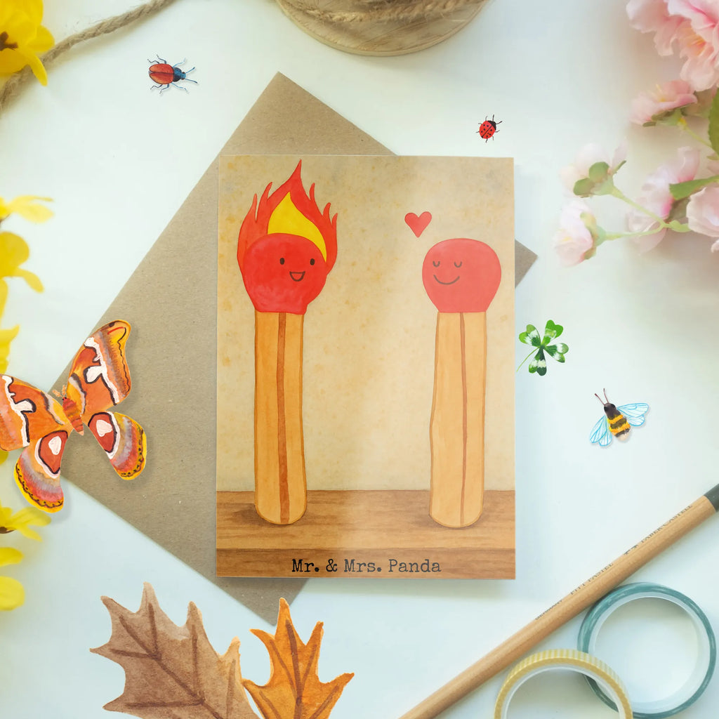 Greetings card Matches Design Grußkarte, Klappkarte, Einladungskarte, Glückwunschkarte, Hochzeitskarte, Geburtstagskarte, Karte, Ansichtskarten, Liebe, Partner, Freund, Freundin, Ehemann, Ehefrau, Heiraten, Verlobung, Heiratsantrag, Liebesgeschenk, Jahrestag, Hocheitstag, Streichhölzer