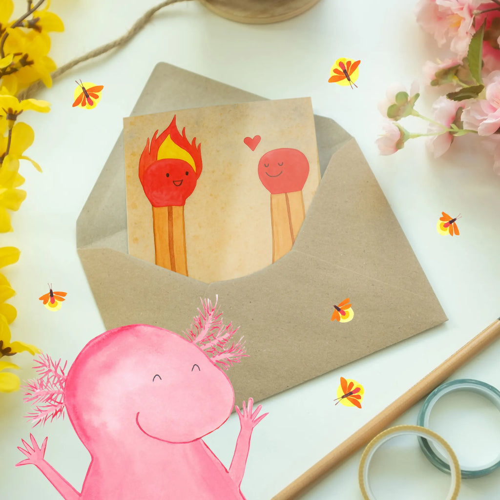 Greetings card Matches Design Grußkarte, Klappkarte, Einladungskarte, Glückwunschkarte, Hochzeitskarte, Geburtstagskarte, Karte, Ansichtskarten, Liebe, Partner, Freund, Freundin, Ehemann, Ehefrau, Heiraten, Verlobung, Heiratsantrag, Liebesgeschenk, Jahrestag, Hocheitstag, Streichhölzer