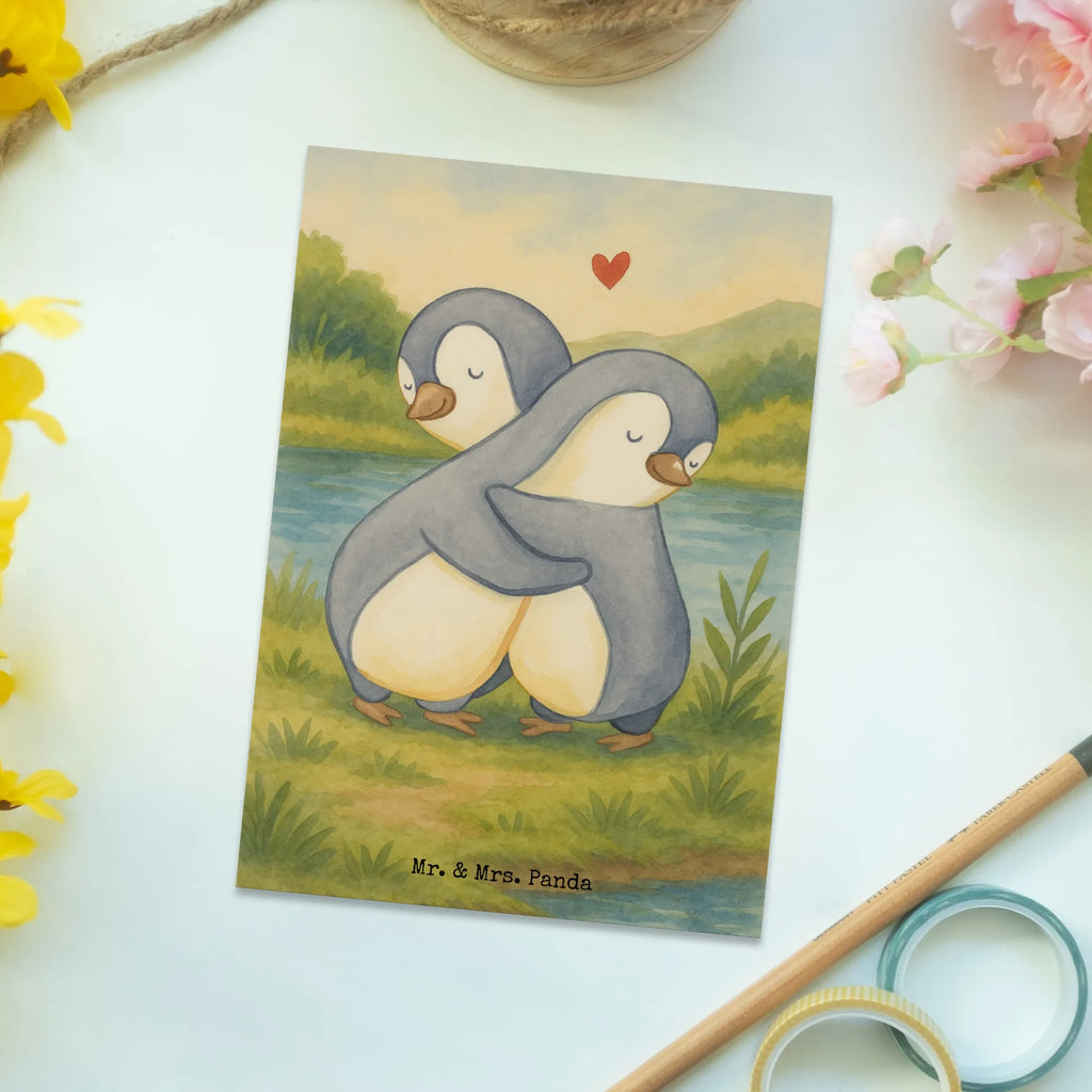 Postcard penguins Cuddle Design Postkarte, Karte, Geschenkkarte, Grußkarte, Einladung, Ansichtskarte, Geburtstagskarte, Einladungskarte, Dankeskarte, Ansichtskarten, Einladung Geburtstag, Einladungskarten Geburtstag, Liebe, Partner, Freund, Freundin, Ehemann, Ehefrau, Heiraten, Verlobung, Heiratsantrag, Liebesgeschenk, Jahrestag, Hocheitstag, Valentinstag, Geschenk für Frauen, Hochzeitstag, Mitbringsel, Geschenk für Freundin, Geschenk für Partner, Liebesbeweis, für Männer, für Ehemann