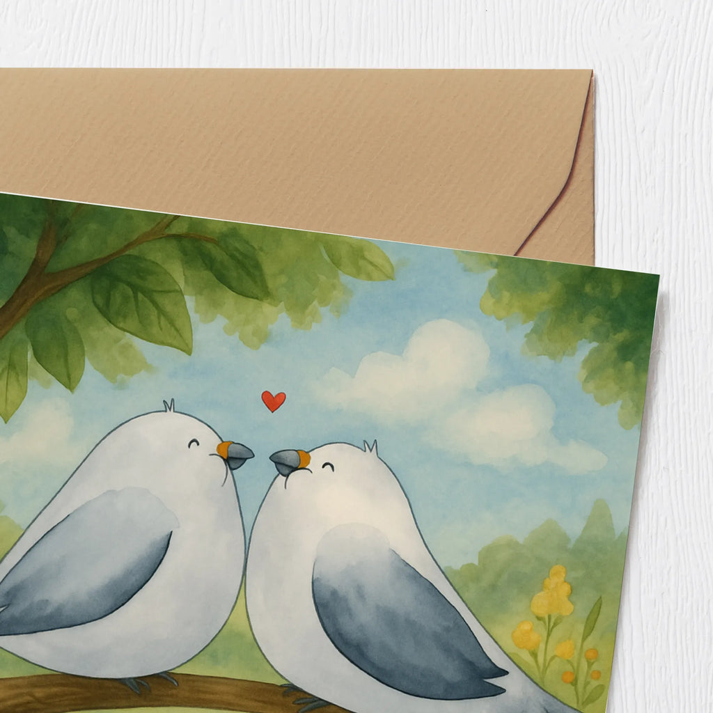 Deluxe Karte Turteltauben Liebe Design Karte, Grußkarte, Klappkarte, Einladungskarte, Glückwunschkarte, Hochzeitskarte, Geburtstagskarte, Hochwertige Grußkarte, Hochwertige Klappkarte, Liebe, Partner, Freund, Freundin, Ehemann, Ehefrau, Heiraten, Verlobung, Heiratsantrag, Liebesgeschenk, Jahrestag, Hocheitstag, Turteltauben, Turteltäubchen, Tauben, Verliebt, Verlobt, Verheiratet, Geschenk Freundin, Geschenk Freund, Liebesbeweis, Hochzeitstag, Geschenk Hochzeit