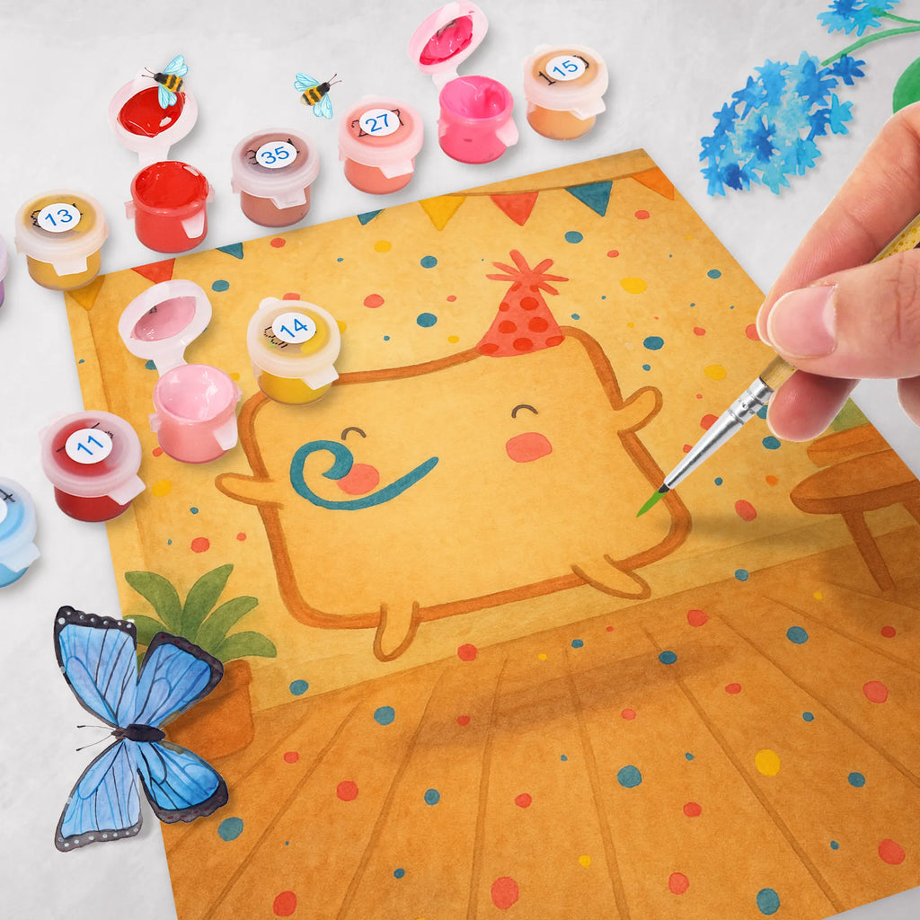 Malowanie według numerów tost Impreza Design Malen, DIY, Kreativität, Kunstwerk, Künstler, Ausmalbild, Bastelidee, Malen nach Zahlen, Baseln, Liebe, Partner, Freund, Freundin, Ehemann, Ehefrau, Heiraten, Verlobung, Heiratsantrag, Liebesgeschenk, Jahrestag, Hocheitstag, Geschenk für Freundin, Geschenk für Partner, Geschenk für Frauen, Hochzeitstag, Mitbringsel, Liebesbeweis, für Ehemann, Valentinstag, für Männer