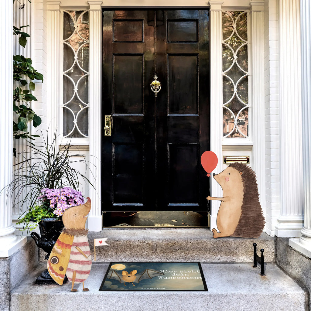 Personalized doormat bat wing Design Personalisieruung, Personalisiert, Personalisierte Fußmatte, Haustürmatte personalisiert, Fußmatte bedrucken, Türvorleger personalisiert, Bedrucken, Namensfussmatte, Türvorleger mit Namen, Fußmatte mit Namen, Wunschnamen, Tiermotive, Gute Laune, lustige Sprüche, Tiere