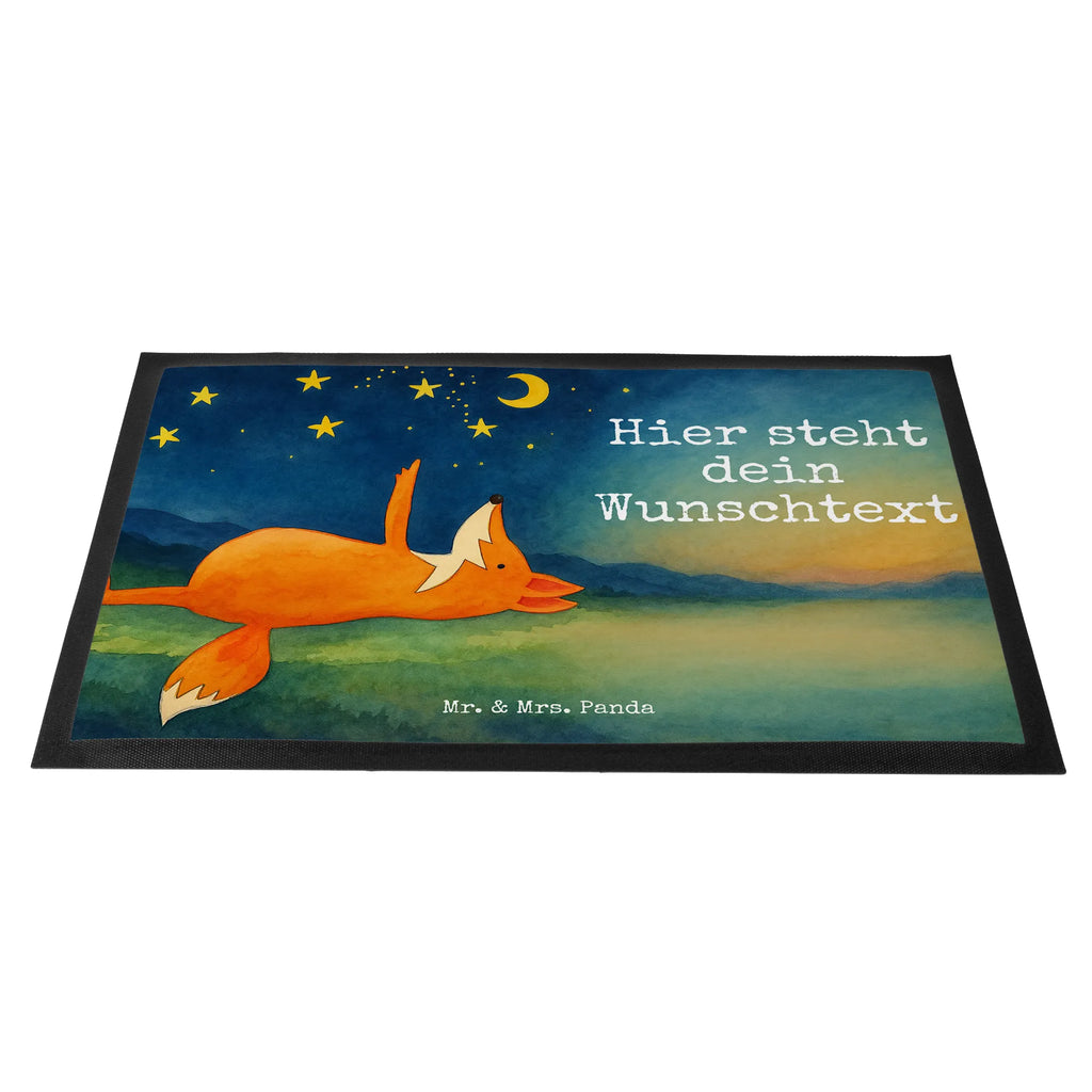 Personalized doormat Fox Stars Design Haustürmatte personalisiert, Namensfussmatte, Personalisiert, Türvorleger personalisiert, Fußmatte bedrucken, Personalisieruung, Wunschnamen, Bedrucken, Türvorleger mit Namen, Fußmatte mit Namen, Personalisierte Fußmatte, Fuchs, Spruch positiv, Spruch schön, Füchse, Romantik, Always Look on the Bright Side of Life, tröstende Worte
