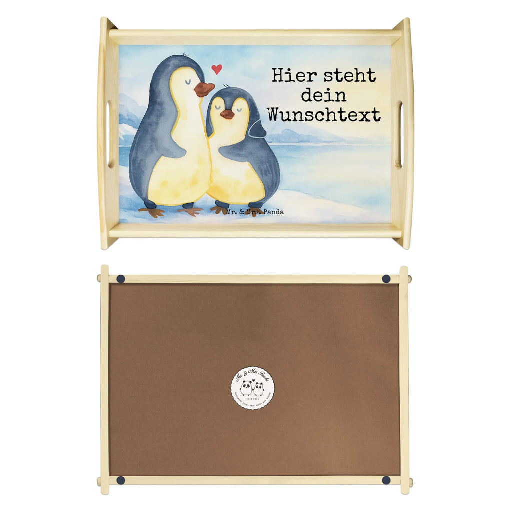 Personalisiertes Serviertablett Pinguin umarmen Design Serviertablett mit Namen, Personalisiertes Dekotablett, Tablett mit Namen, Personalisiertes Tablett, Personalisiertes Serviertablett, Personalisiertes Küchentablett, Personalisiertes Frühstückstablett, Personalisiertes Holztablett, Pinguin, Liebesbeweis, Verlobung, Liebe, Hochzeit, Hochzeitstag, Hochzeitsgeschenk, Liebesgeschenk, Jahrestag, Liebespaar