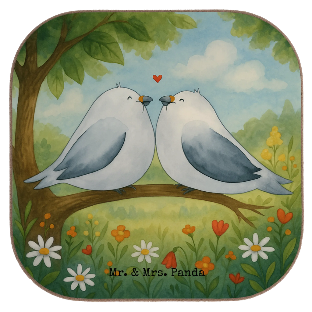 Square coaster Turtledoves in love Design Korkuntersetzer, Glasuntersetzer, Untersetzer Gläser, Getränkeuntersetzer, Untersetzer, Bierdeckel, Untersetzer aus Holz, Holzuntersetzer, Untersetzer für Gläser, Untersetzer Holz, Untersetzer Design, Tassen Untersetzer, Liebe, Partner, Freund, Freundin, Ehemann, Ehefrau, Heiraten, Verlobung, Heiratsantrag, Liebesgeschenk, Jahrestag, Hocheitstag, Verheiratet, Verlobt, Geschenk Freund, Verliebt, Turteltauben, Turteltäubchen, Tauben, Geschenk Freundin, Liebesbeweis, Geschenk Hochzeit, Hochzeitstag