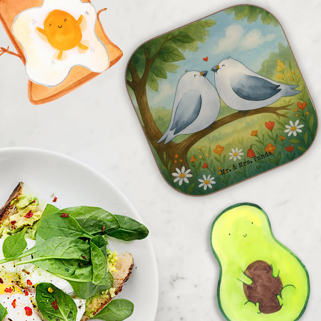 Square coaster Turtledoves in love Design Korkuntersetzer, Glasuntersetzer, Untersetzer Gläser, Getränkeuntersetzer, Untersetzer, Bierdeckel, Untersetzer aus Holz, Holzuntersetzer, Untersetzer für Gläser, Untersetzer Holz, Untersetzer Design, Tassen Untersetzer, Liebe, Partner, Freund, Freundin, Ehemann, Ehefrau, Heiraten, Verlobung, Heiratsantrag, Liebesgeschenk, Jahrestag, Hocheitstag, Verheiratet, Verlobt, Geschenk Freund, Verliebt, Turteltauben, Turteltäubchen, Tauben, Geschenk Freundin, Liebesbeweis, Geschenk Hochzeit, Hochzeitstag