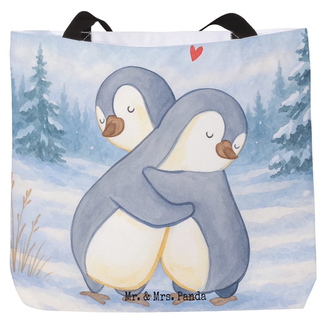 Shopper penguins Cuddle Design Freizeittasche, Shopper, Alltagstasche, Einkaufsbeutel, Strandtasche, Schultasche, Schulbeutel, Tragebeutel, Beutel, Einkaufstasche, Tasche, Liebe, Partner, Freund, Freundin, Ehemann, Ehefrau, Heiraten, Verlobung, Heiratsantrag, Liebesgeschenk, Jahrestag, Hocheitstag, Geschenk für Partner, Geschenk für Freundin, Mitbringsel, Hochzeitstag, für Männer, Geschenk für Frauen, Liebesbeweis, Valentinstag, für Ehemann