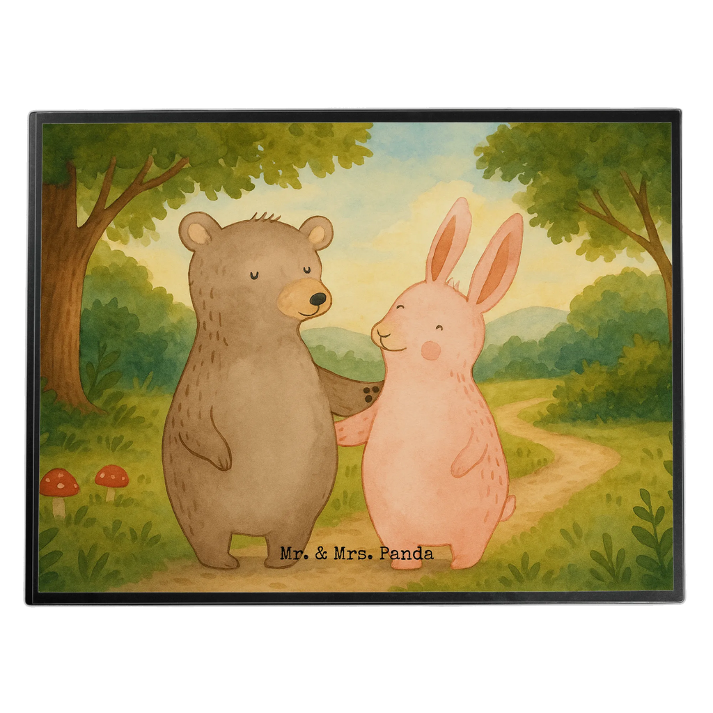 Desk pad bear and rabbit Embrace Design Schreibunterlage, Schreibtischauflage, Bürobedarf, Büroartikel, Schreibwaren, Schreibtisch Unterlagen, Schreibtischunterlage Groß, Liebe, Partner, Freund, Freundin, Ehemann, Ehefrau, Heiraten, Verlobung, Heiratsantrag, Liebesgeschenk, Jahrestag, Hocheitstag, Freunde, bester Freund, Hase, Bär, Bärchen, best friends