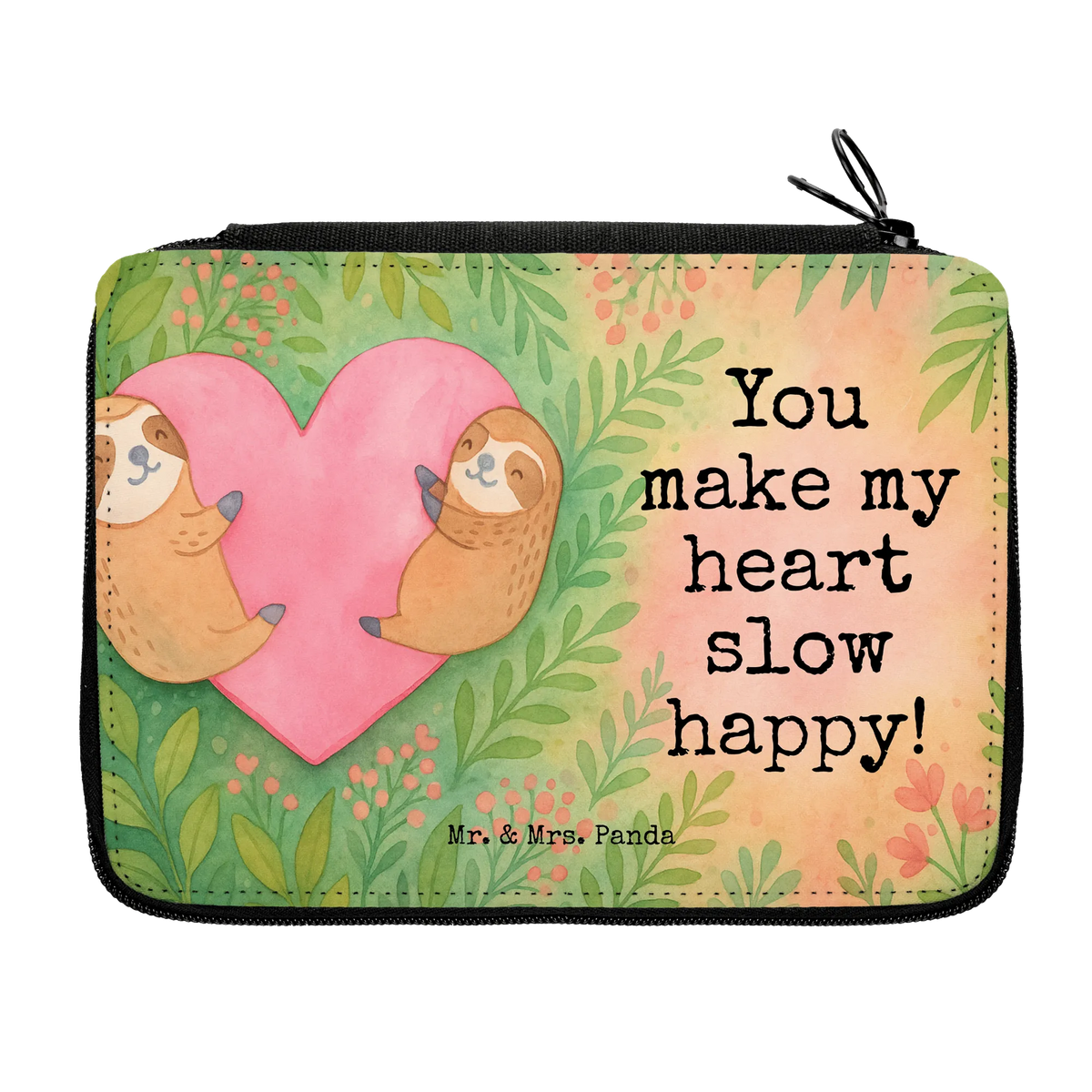 Leather folder sloths Heart Design Loving, Two, Together, Marriage, Proposal of marriage, Love gift, gift for her, gift for him, anniversary gift, Valentine's Day Gift for Women Love Gift Anniversary Wedding Anniversary Party Favor Gift for Girlfriend Gift for Partner Boyfriend Gift Token of Love for Men for Husband