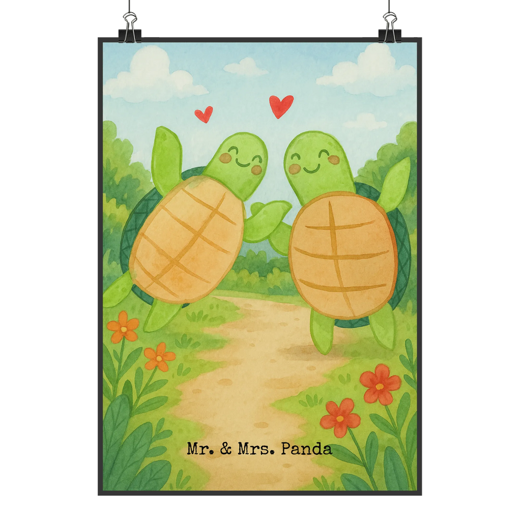 Poster turtles Pair Design Designposter, Poster, Mr. & Mrs. Panda Poster, Kunstdruck, Bild, Posterdruck, Wandposter, Kinderposter, Handgemaltes Poster, Küchenposter, Wanddekoration, Wanddeko Bild, Raumdekoration, Wanddeko, Liebe, Partner, Freund, Freundin, Ehemann, Ehefrau, Heiraten, Verlobung, Heiratsantrag, Liebesgeschenk, Jahrestag, Hocheitstag, Liebesbeweis, Geschenk für Frauen, für Ehemann, Valentinstag, Hochzeitstag, Geschenk für Partner, für Männer, Mitbringsel, Geschenk für Freundin