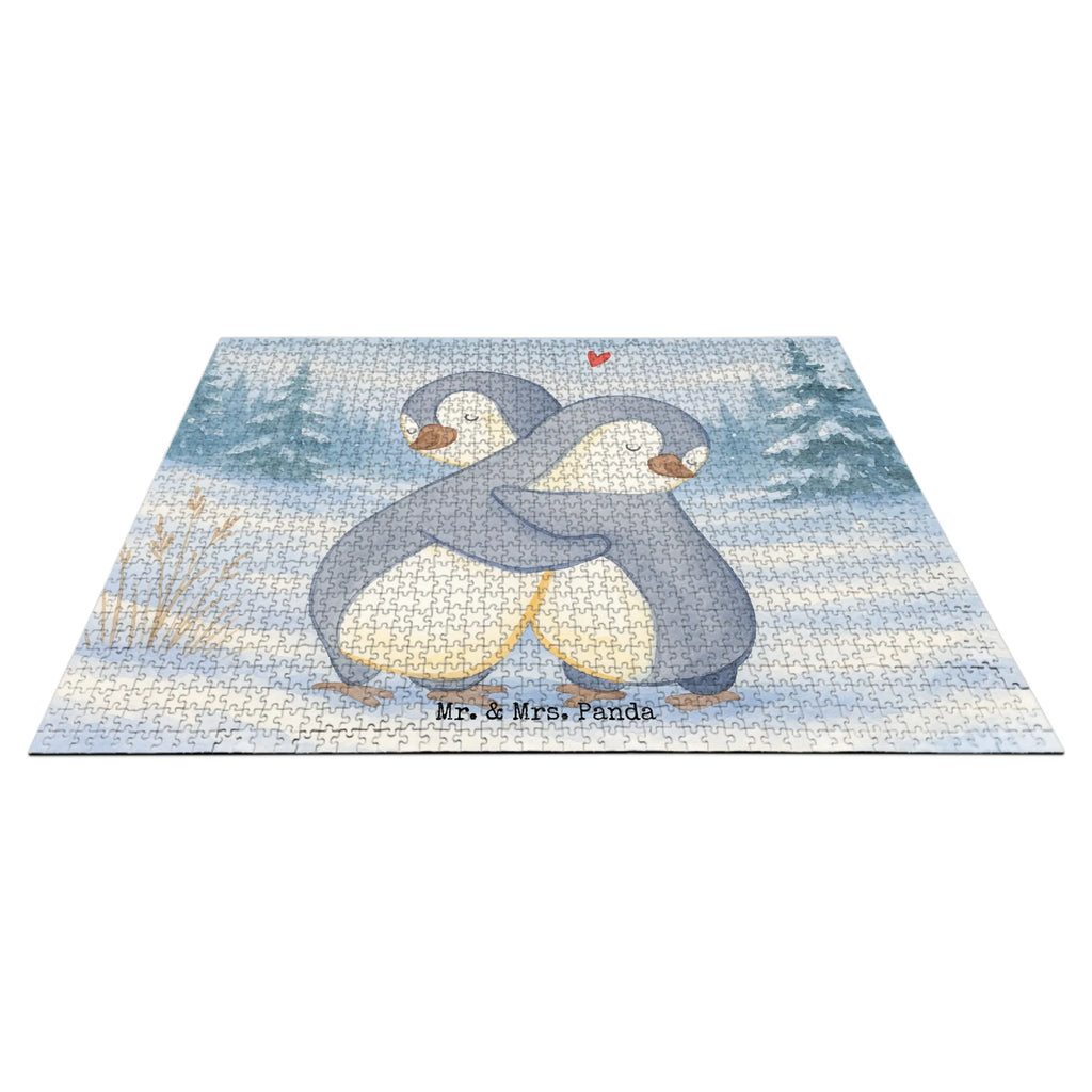 Puzzle Pingwiny Przytulanie Design Puzzle, Liebe, Partner, Freund, Freundin, Ehemann, Ehefrau, Heiraten, Verlobung, Heiratsantrag, Liebesgeschenk, Jahrestag, Hocheitstag, Valentinstag, Geschenk für Frauen, Hochzeitstag, Mitbringsel, Geschenk für Freundin, Geschenk für Partner, Liebesbeweis, für Männer, für Ehemann