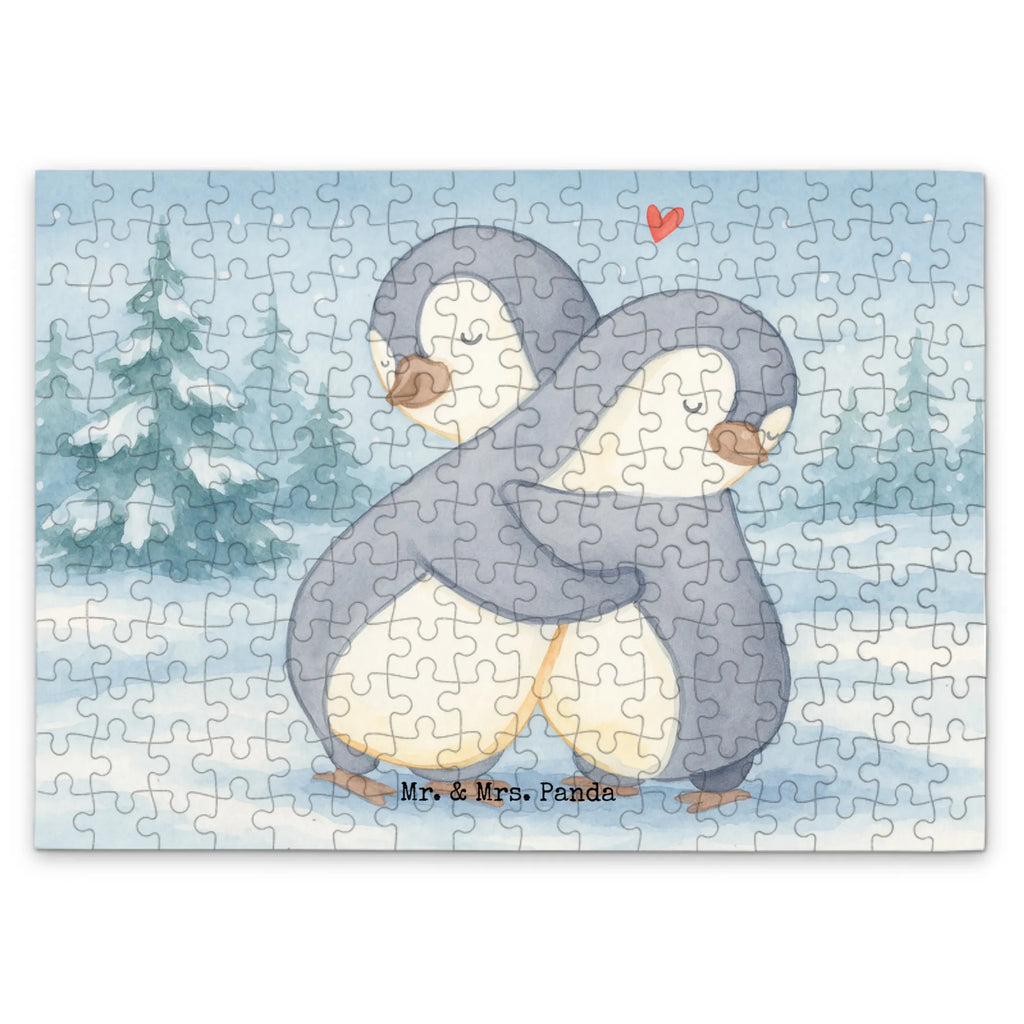 Puzzle penguins Cuddle Design Puzzle, Ehemann, Freundin, Freund, Partner, Liebe, Liebesgeschenk, Verlobung, Heiraten, Heiratsantrag, Hocheitstag, Ehefrau, Jahrestag, Liebesbeweis, Hochzeitstag, Geschenk für Frauen, für Ehemann, Geschenk für Freundin, Valentinstag, Geschenk für Partner, Mitbringsel, für Männer