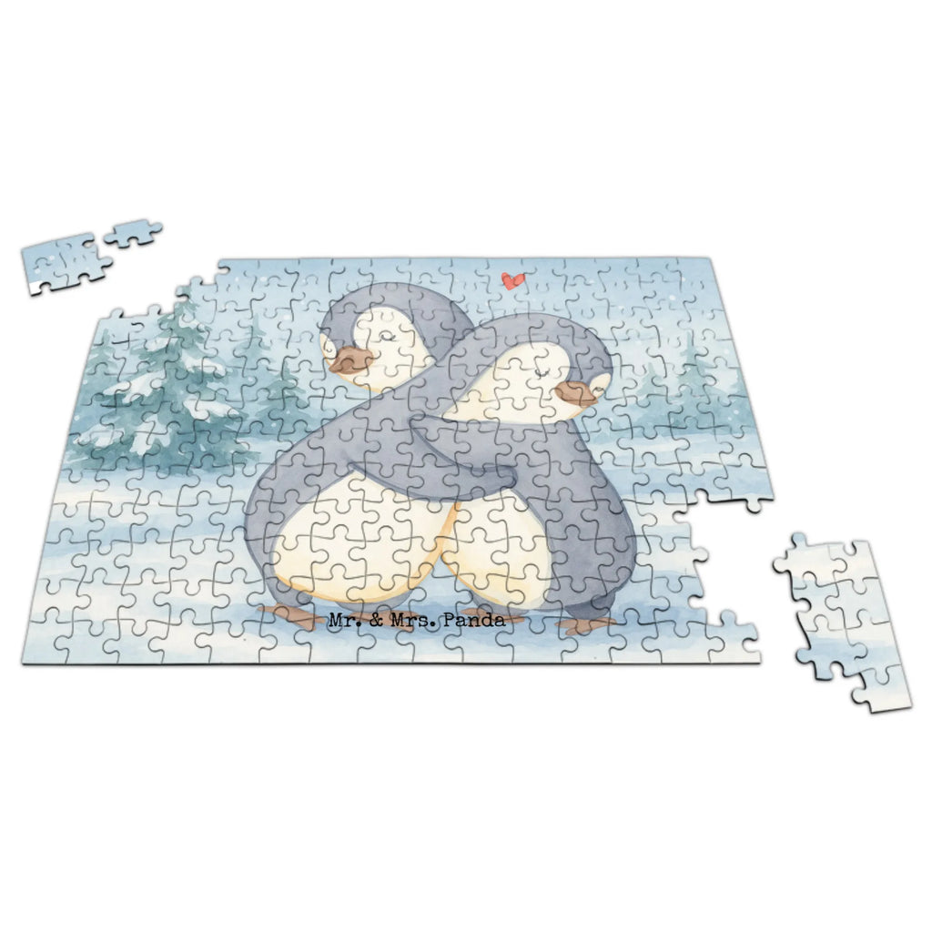Puzzle penguins Cuddle Design Puzzle, Ehemann, Freundin, Freund, Partner, Liebe, Liebesgeschenk, Verlobung, Heiraten, Heiratsantrag, Hocheitstag, Ehefrau, Jahrestag, Liebesbeweis, Hochzeitstag, Geschenk für Frauen, für Ehemann, Geschenk für Freundin, Valentinstag, Geschenk für Partner, Mitbringsel, für Männer