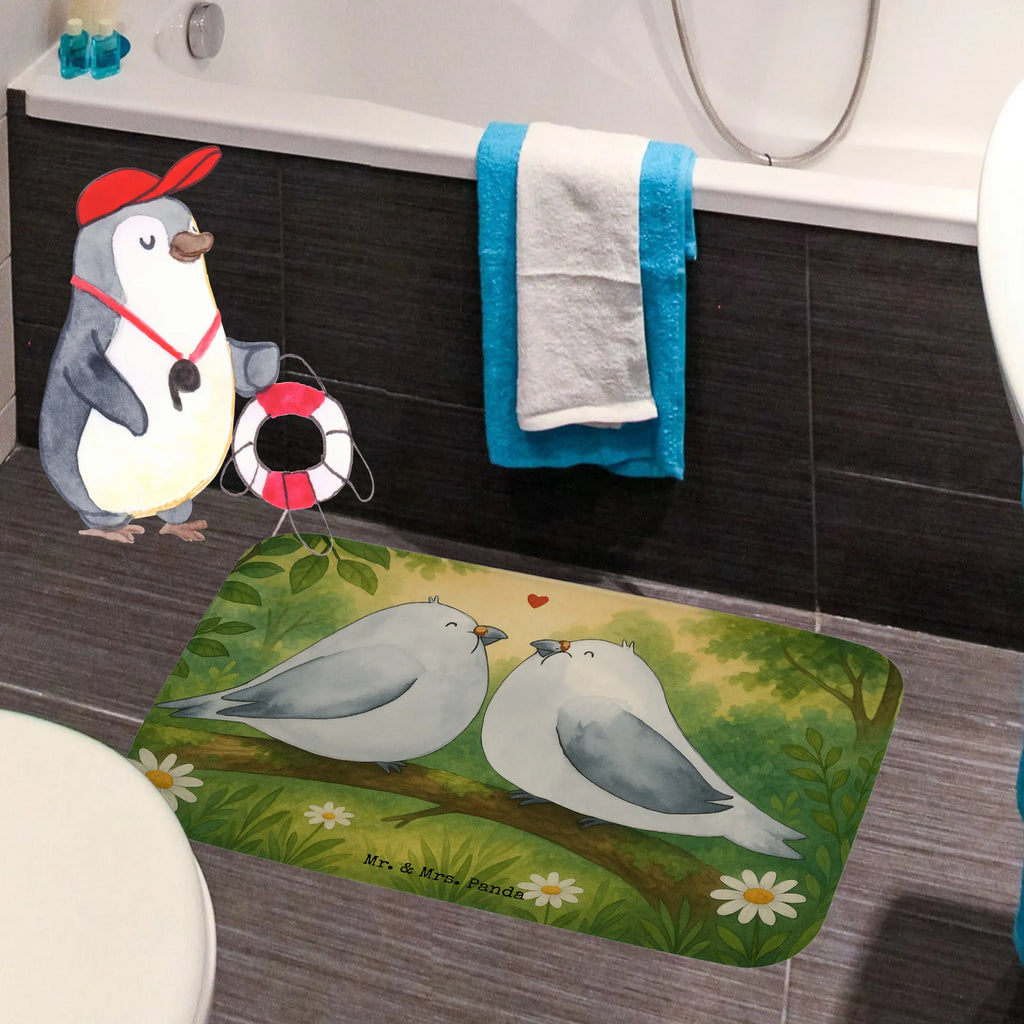 Bath mat Turtledoves in love Design Badematte, Badteppich, Duschvorleger, Badezimmerteppich, Badezimmermatte, Badvorleger, Duschmatte, Duschteppich, Badteppiche, Badgarnitur, Badematten, Teppich Badezimmer, Badezimmermatten, Liebe, Partner, Freund, Freundin, Ehemann, Ehefrau, Heiraten, Verlobung, Heiratsantrag, Liebesgeschenk, Jahrestag, Hocheitstag, Turteltauben, Turteltäubchen, Tauben, Verliebt, Verlobt, Verheiratet, Geschenk Freundin, Geschenk Freund, Liebesbeweis, Hochzeitstag, Geschenk Hochzeit