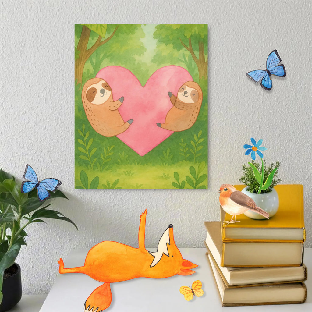 Malowanie według numerów leniwce Serce Design Miłość, partner, przyjaciel, przyjaciółka, mąż, żona, wesele, zaręczyny, prośba o rękę, prezent miłosny, rocznica, dzień ślubu