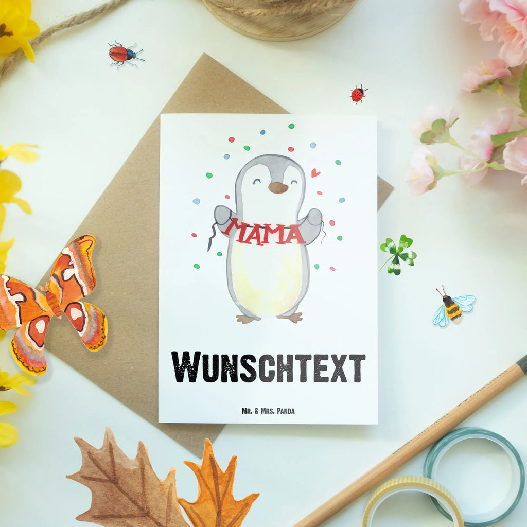Personalisierte Grußkarte Pinguin Mami Personalisierte Glückwunschkarte, Personalisierte Einladungskarte, Grußkarte als Geldgeschenk, Personalisierte Karte, Grußkarten personalisiert, Grußkarte mit persönlichen Nachrichten, Personalisierte Grußkarte, Grußkarte selbst gestalten, Grußkarte selber drucken, Personalisierte Hochzeitskarte, Grußkarte mit Namen, Personalisiertere Klappkarte, Personalisierte Geburtstagskarte, Muttertag Geschenke, Mama Geschenke, Mutti Geburtstag, Mama Geschenk, Tochter Geschenk, Muttertag, Mama Liebe