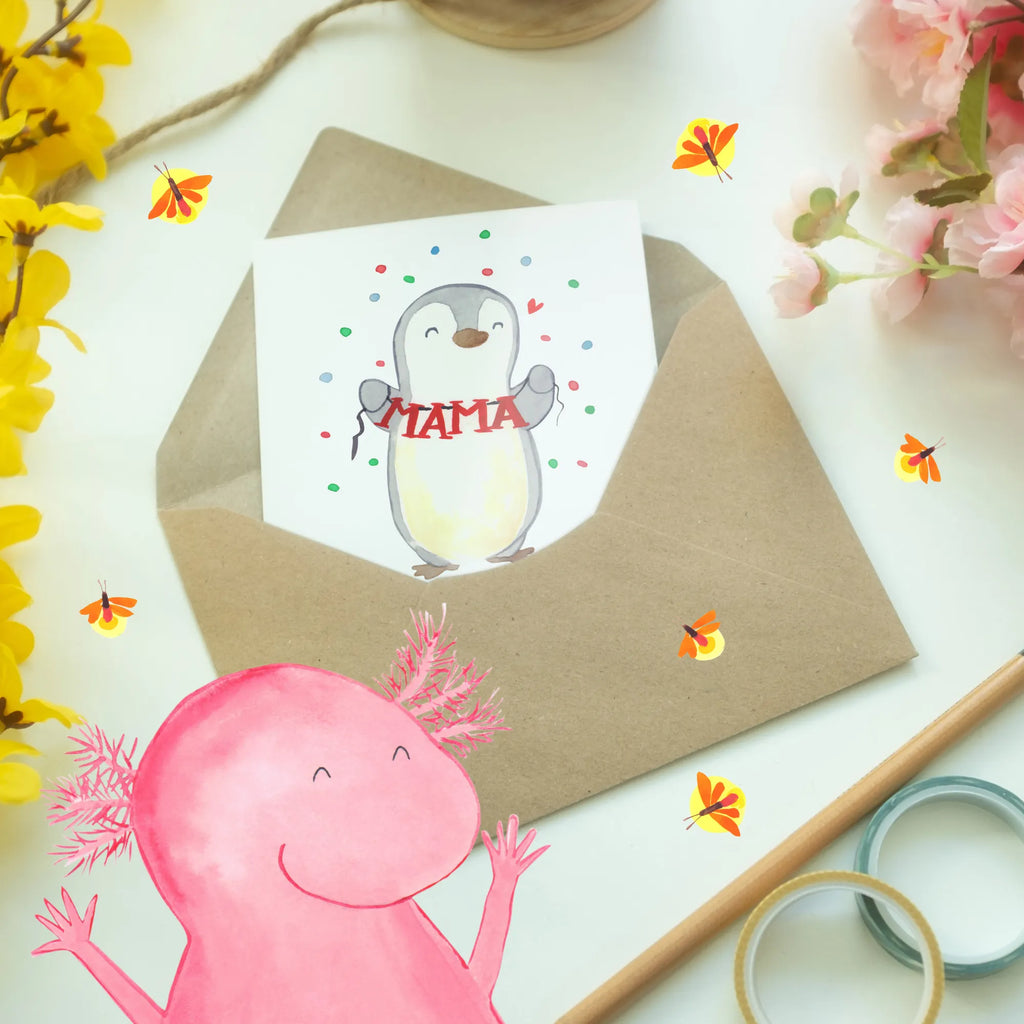Personalisierte Grußkarte Pinguin Mami Personalisierte Glückwunschkarte, Personalisierte Einladungskarte, Grußkarte als Geldgeschenk, Personalisierte Karte, Grußkarten personalisiert, Grußkarte mit persönlichen Nachrichten, Personalisierte Grußkarte, Grußkarte selbst gestalten, Grußkarte selber drucken, Personalisierte Hochzeitskarte, Grußkarte mit Namen, Personalisiertere Klappkarte, Personalisierte Geburtstagskarte, Muttertag Geschenke, Mama Geschenke, Mutti Geburtstag, Mama Geschenk, Tochter Geschenk, Muttertag, Mama Liebe