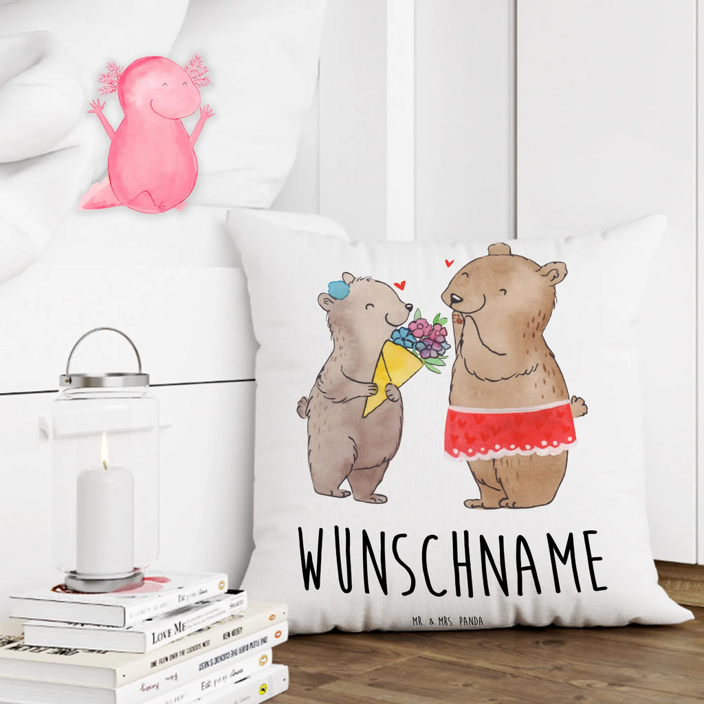 Personalisiertes Kissen Bären  Mama Kissen, personalisiert, Name, Wunschname, bedrucken, Kopfkissen, Muttertag Geschenke, Mama Geschenke, Mutti Geburtstag, Muttertag, Mama Geschenk, Mama Liebe