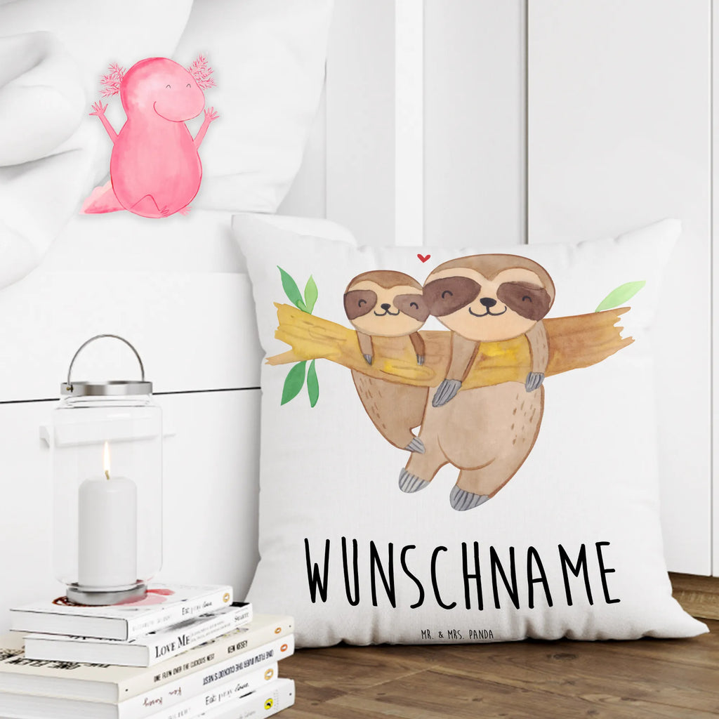 Personalised cushion sloth Mom Kissen, personalisiert, Name, Wunschname, bedrucken, Kopfkissen, Muttertag Geschenke, Mama Geschenke, Mutti Geburtstag, Muttertag, Mama Liebe, Mama Geschenk, Tochter Geschenk