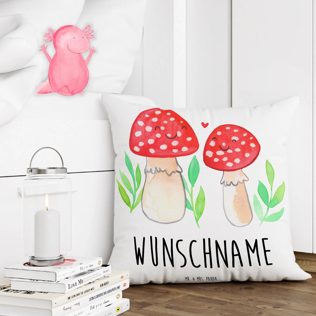 Personalised cushion Lucky Mushrooms Mom Kissen, personalisiert, Name, Wunschname, bedrucken, Kopfkissen, Muttertag Geschenke, Mama Geschenke, Mutti Geburtstag, Muttertag, Mama Liebe, Mama Geschenk, Tochter Geschenk