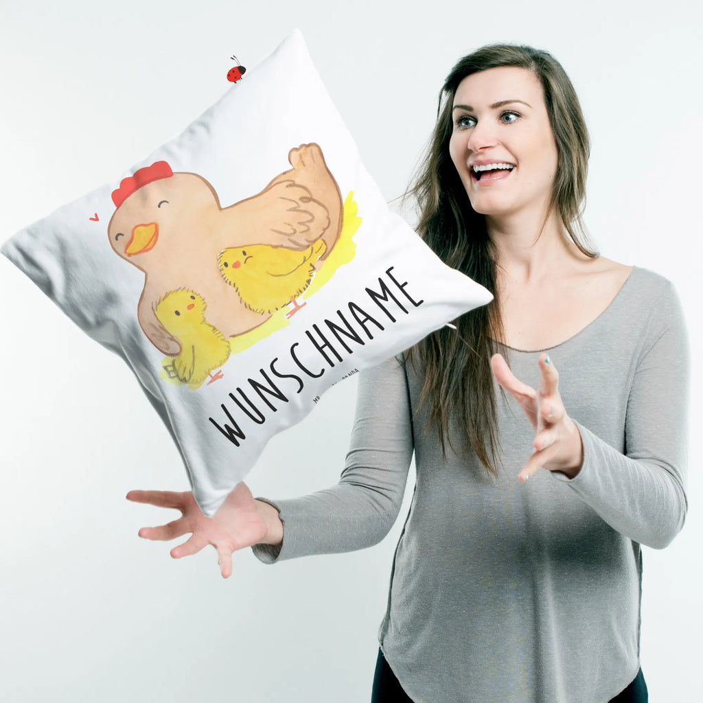 Personalised cushion Kurczak Mamusiu Kissen, personalisiert, Name, Wunschname, bedrucken, Kopfkissen, Muttertag Geschenke, Mama Geschenke, Mutti Geburtstag, Muttertag, Mama Liebe, Mama Geschenk, Tochter Geschenk