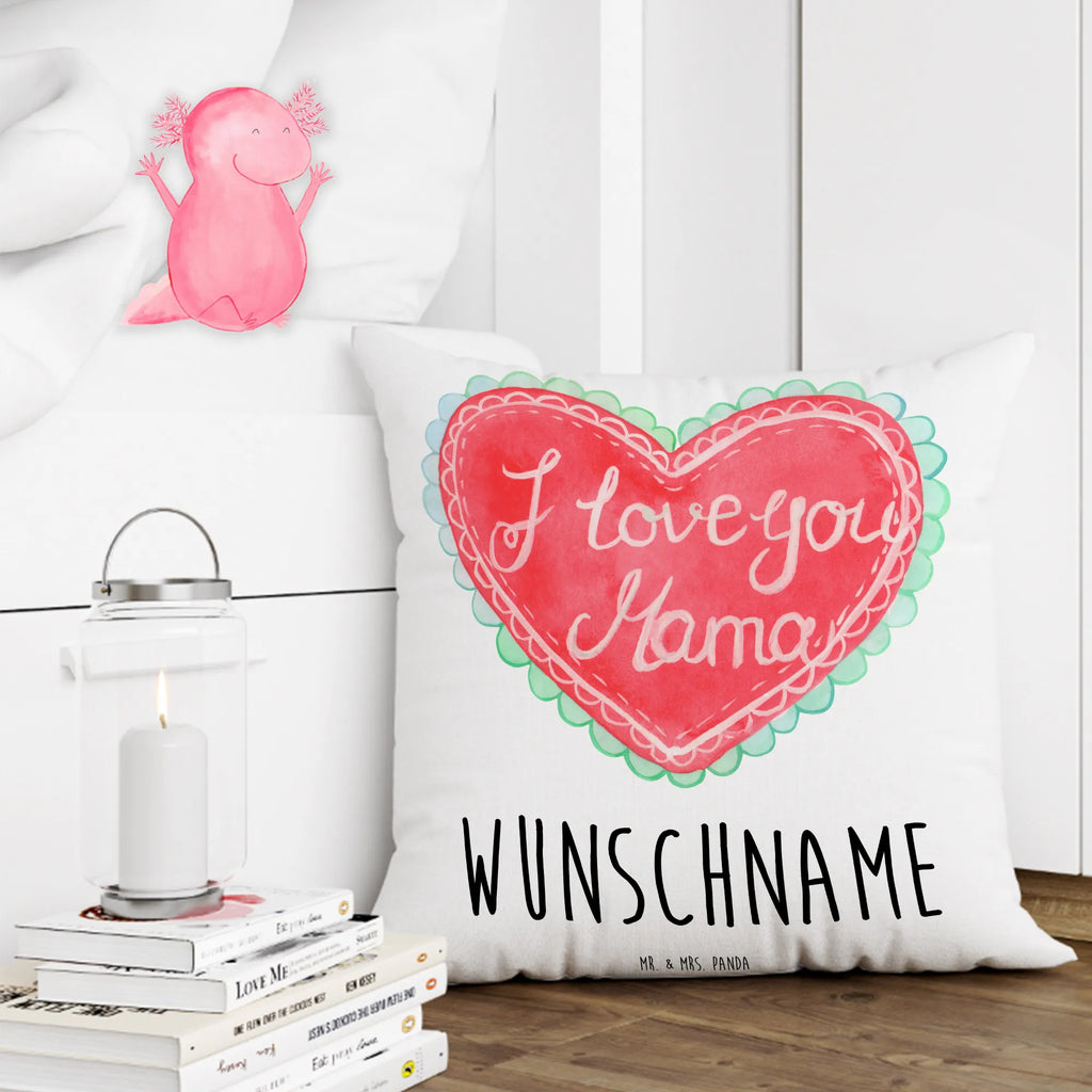 Personalised cushion heart Mom Kissen, personalisiert, Name, Wunschname, bedrucken, Kopfkissen, Muttertag Geschenke, Mama Geschenke, Mutti Geburtstag, Muttertag, Mama Liebe, Mama Geschenk, Tochter Geschenk