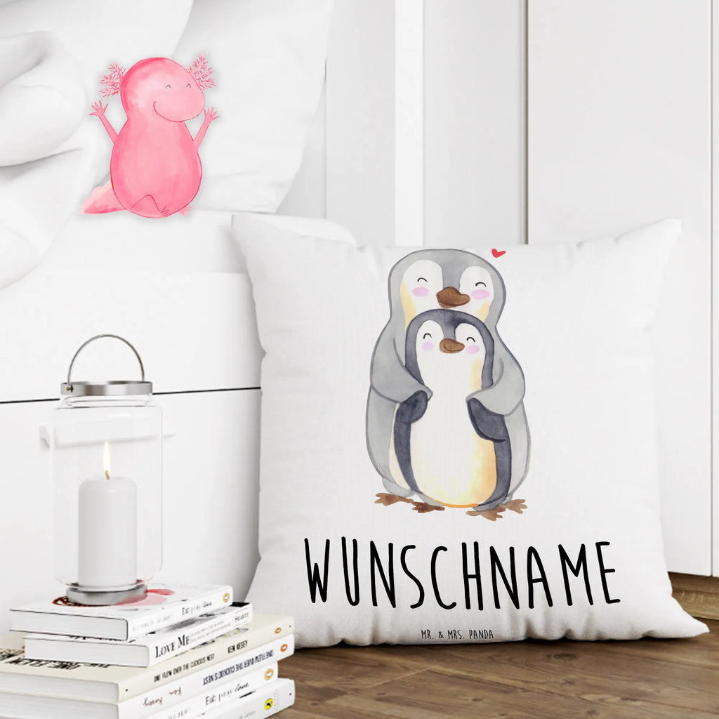 Personalisiertes Kissen Pinguin Mama Kissen, personalisiert, Name, Wunschname, bedrucken, Kopfkissen, Muttertag Geschenke, Mama Geschenke, Mutti Geburtstag, Muttertag, Mama Liebe, Mama Geschenk, Tochter Geschenk
