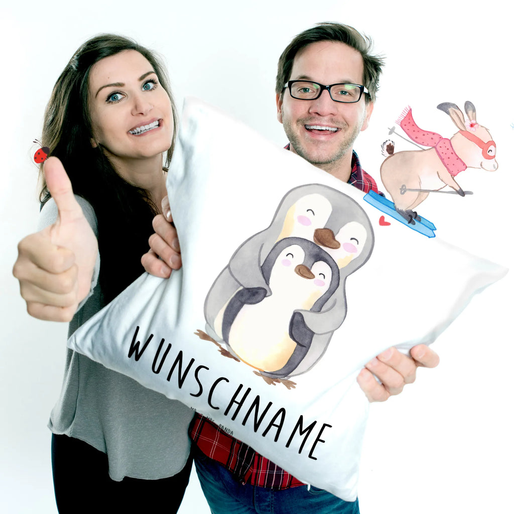 Personalisiertes Kissen Pinguin Mama Kissen, personalisiert, Name, Wunschname, bedrucken, Kopfkissen, Muttertag Geschenke, Mama Geschenke, Mutti Geburtstag, Muttertag, Mama Liebe, Mama Geschenk, Tochter Geschenk