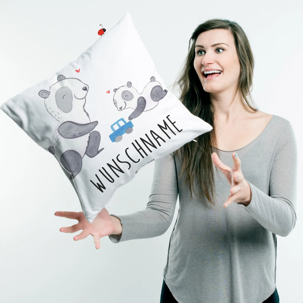 Personalised cushion Panda ojciec Kissen, personalisiert, Name, Wunschname, bedrucken, Kopfkissen, Vatertag Geschenk, Papa Geschenke, Vater Geburtstag, Vatertag, Papa Geschenk, Papi Geschenk, Vater Geschenk, Vater Handwerker