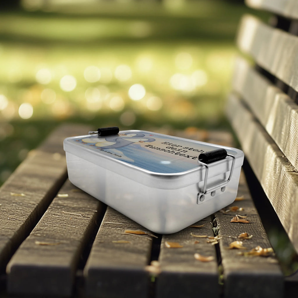 Spersonalizowany metalowy pojemnik na lunch Pingwiny przytulanie Design Schule, Brotbox mit Namen, Brotdose mit Namen, Uni, Kindergarten, Geschenk mit Namen, Brotdose, Brotbox, Liebe, Partner, Freund, Freundin, Ehemann, Ehefrau, Heiraten, Verlobung, Heiratsantrag, Liebesgeschenk, Jahrestag, Hocheitstag, Hochzeitstag, für Ehemann, Geschenk für Partner, Liebesbeweis, Geschenk für Freundin, für Männer, Mitbringsel, Valentinstag, Geschenk für Frauen