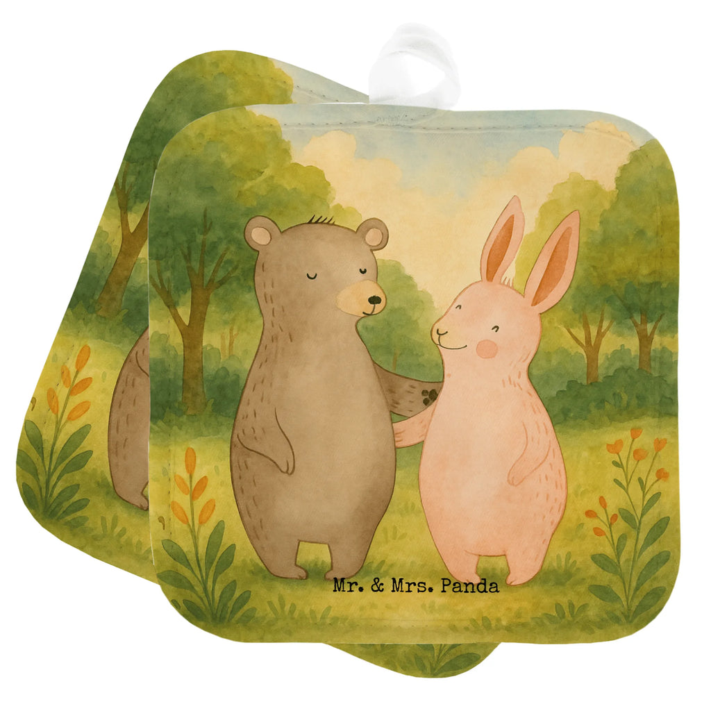 2er Set Topflappen  Bär und Hase Umarmen Design Topflappen Set, Topfhandschuhe, Ofenhandschuh, Topfhandschuh, Topflappen lustig, Ofenhandschuhe, Topflappen 2er Set, Topflappenset, Topfuntersetzer, Topflappen, Topflappen mit Spruch, Schöne Topflappen, Liebe, Partner, Freund, Freundin, Ehemann, Ehefrau, Heiraten, Verlobung, Heiratsantrag, Liebesgeschenk, Jahrestag, Hocheitstag, bester Freund, Bärchen, Bär, Freunde, Hase, best friends