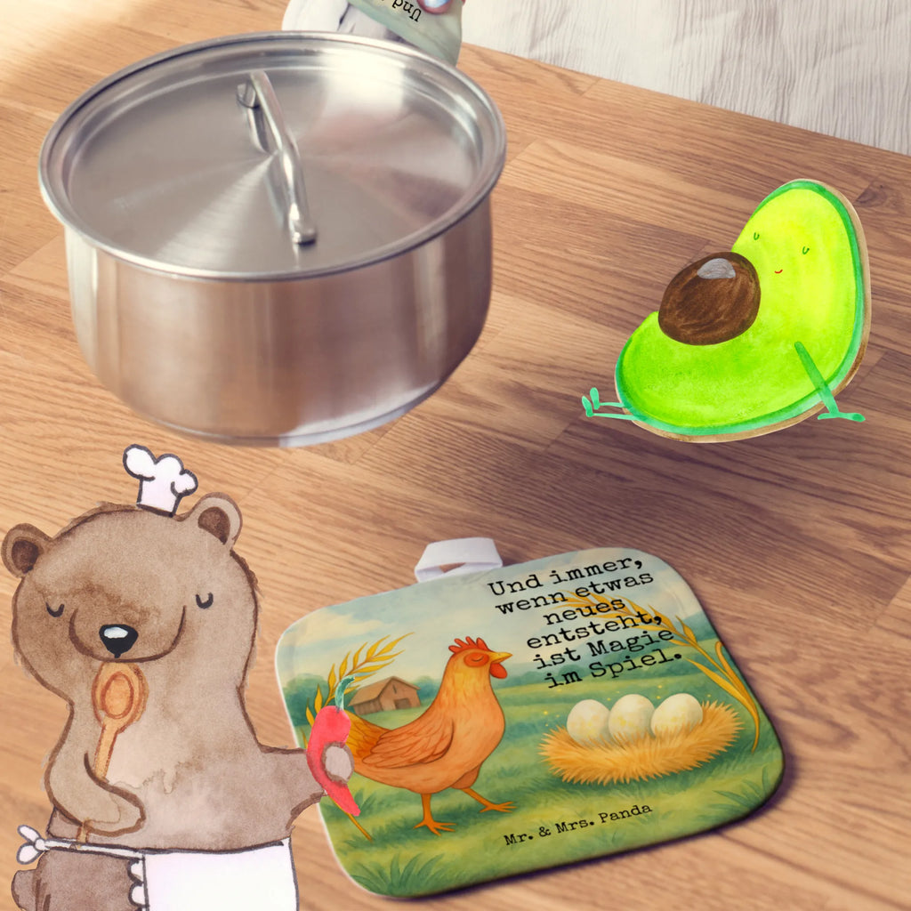 2-elementowy zestaw podkładek pod garnki kurczak Dumny Design Topflappen, Topfhandschuh, Topflappen 2er Set, Schöne Topflappen, Ofenhandschuhe, Ofenhandschuh, Topflappenset, Topflappen mit Spruch, Topflappen lustig, Topfuntersetzer, Topflappen Set, Topfhandschuhe, Bauernhof, Hoftiere, Landwirt, Landwirtin, Hof, Spruch, Schwangerschaft, Magie, Hühner, Hahn, Geburt, Motivation, Henne, Eier, Landleben