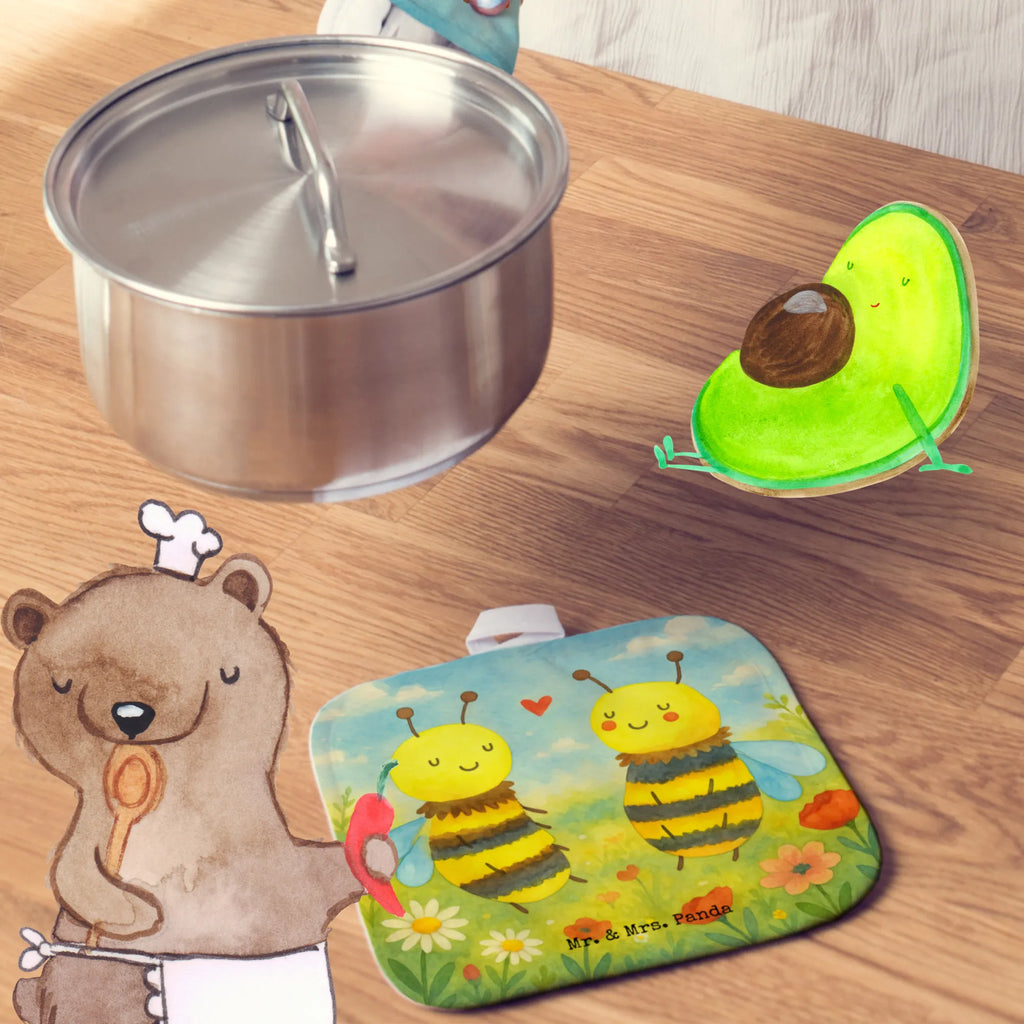 2-elementowy zestaw podkładek pod garnki pszczoła zakochany Design Topflappen, Topfuntersetzer, Ofenhandschuh, Topflappen Set, Topflappen lustig, Topflappen mit Spruch, Ofenhandschuhe, Topfhandschuhe, Topfhandschuh, Topflappenset, Topflappen 2er Set, Schöne Topflappen, Biene, Wespe, Hummel