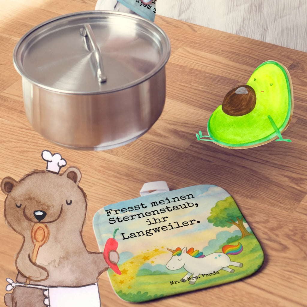 2er Set Topflappen  Einhorn Happy Design Topflappen, Topfuntersetzer, Ofenhandschuh, Topflappen Set, Topflappen lustig, Topflappen mit Spruch, Ofenhandschuhe, Topfhandschuhe, Topfhandschuh, Topflappenset, Topflappen 2er Set, Schöne Topflappen, Einhorn, Einhörner, Einhorn Deko, Unicorn, glücklich, fröhlich, Spaß, Freude, Lebensfreude, witzig, spannend, Lächeln, Lachen