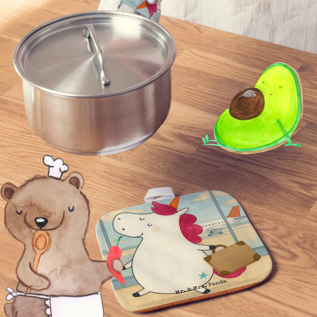 2er Set Topflappen  Einhorn Koffer Design Topflappen, Topfuntersetzer, Ofenhandschuh, Topflappen Set, Topflappen lustig, Topflappen mit Spruch, Ofenhandschuhe, Topfhandschuhe, Topfhandschuh, Topflappenset, Topflappen 2er Set, Schöne Topflappen, Einhorn, Einhörner, Einhorn Deko, Unicorn, unicorn, Koffer, Verreisen, Reise, Gepäck, Abenteuer, Erwachsen, Kind, albern, Spaß, lustig, witzig