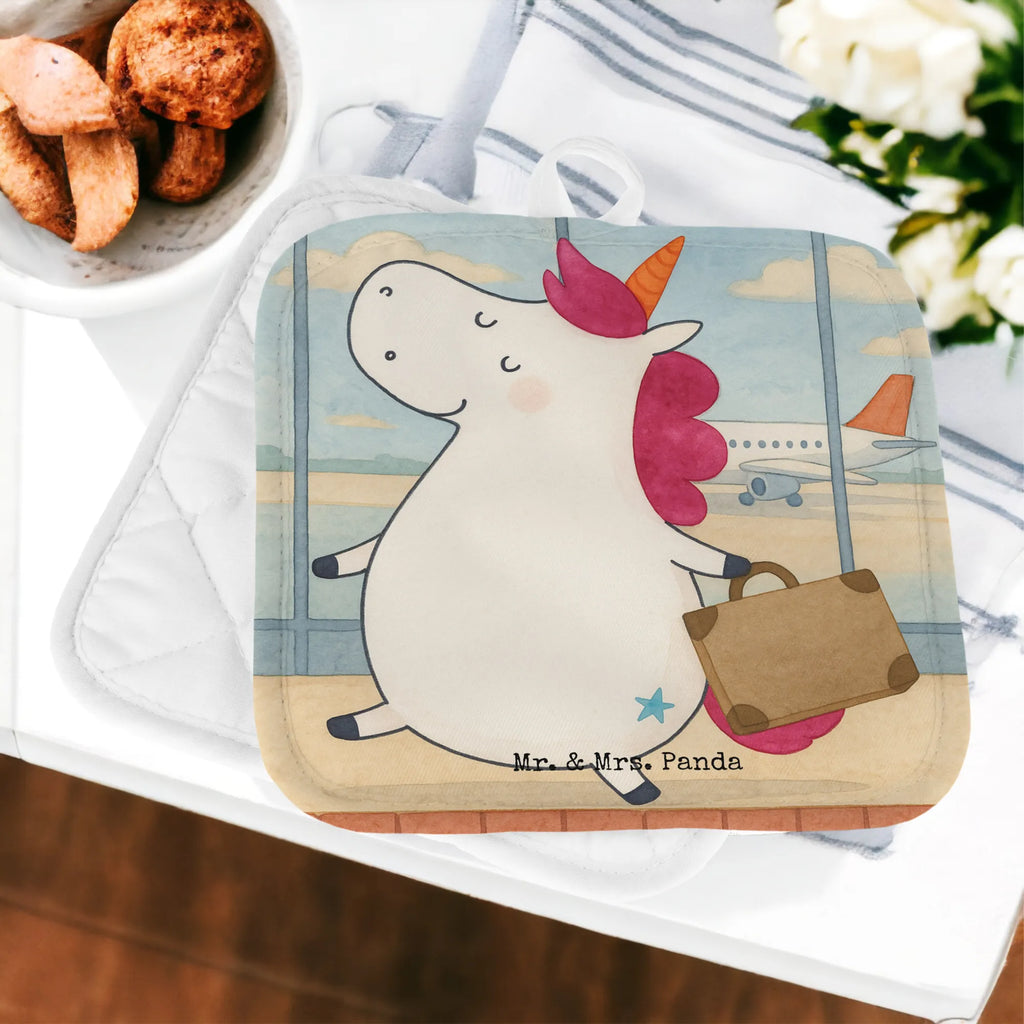 2er Set Topflappen  Einhorn Koffer Design Topflappen, Topfuntersetzer, Ofenhandschuh, Topflappen Set, Topflappen lustig, Topflappen mit Spruch, Ofenhandschuhe, Topfhandschuhe, Topfhandschuh, Topflappenset, Topflappen 2er Set, Schöne Topflappen, Einhorn, Einhörner, Einhorn Deko, Unicorn, unicorn, Koffer, Verreisen, Reise, Gepäck, Abenteuer, Erwachsen, Kind, albern, Spaß, lustig, witzig