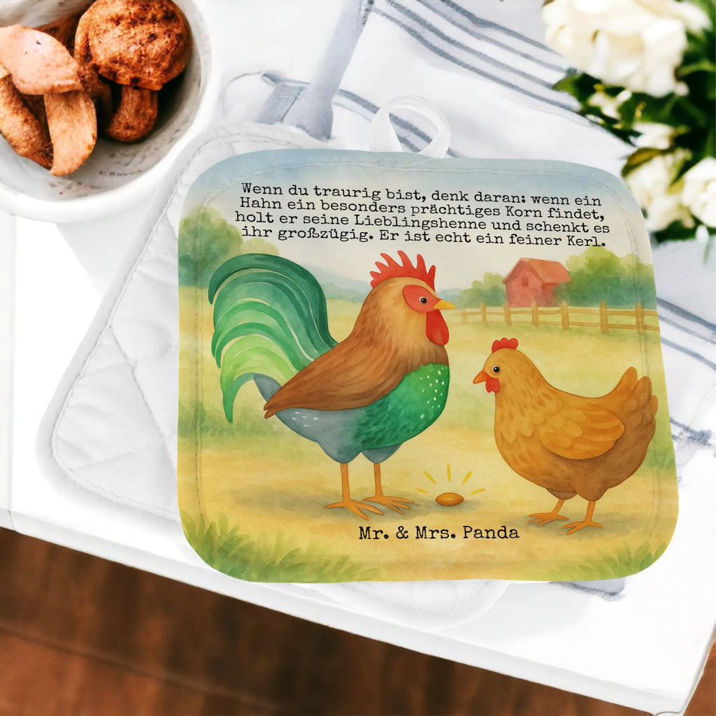 2-elementowy zestaw podkładek pod garnki kogut ziarno Design Schöne Topflappen, Ofenhandschuh, Topflappen 2er Set, Topfuntersetzer, Topflappen lustig, Topflappenset, Topfhandschuh, Topfhandschuhe, Topflappen, Topflappen Set, Topflappen mit Spruch, Ofenhandschuhe, Bauernhof, Hoftiere, Landwirt, Landwirtin, Eier, Hahn, Natur, Korn, Henne