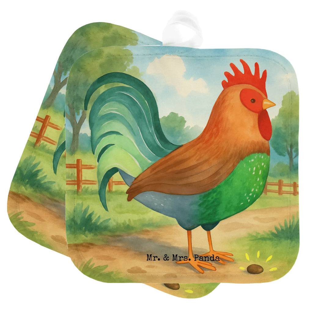 2-elementowy zestaw podkładek pod garnki kogut ziarno Design Schöne Topflappen, Ofenhandschuh, Topflappen 2er Set, Topfuntersetzer, Topflappen lustig, Topflappenset, Topfhandschuh, Topfhandschuhe, Topflappen, Topflappen Set, Topflappen mit Spruch, Ofenhandschuhe, Bauernhof, Hoftiere, Landwirt, Landwirtin, Eier, Hahn, Natur, Korn, Henne