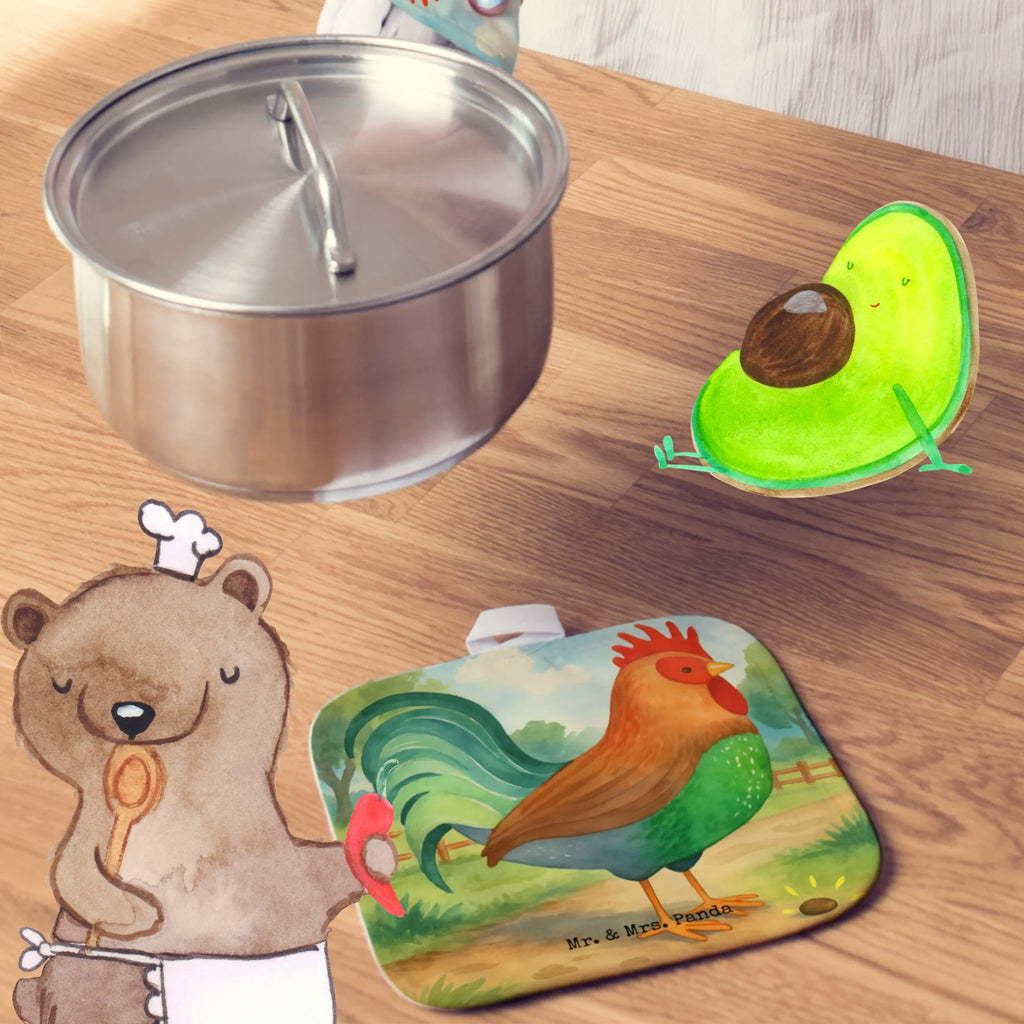 2-elementowy zestaw podkładek pod garnki kogut ziarno Design Schöne Topflappen, Ofenhandschuh, Topflappen 2er Set, Topfuntersetzer, Topflappen lustig, Topflappenset, Topfhandschuh, Topfhandschuhe, Topflappen, Topflappen Set, Topflappen mit Spruch, Ofenhandschuhe, Bauernhof, Hoftiere, Landwirt, Landwirtin, Eier, Hahn, Natur, Korn, Henne