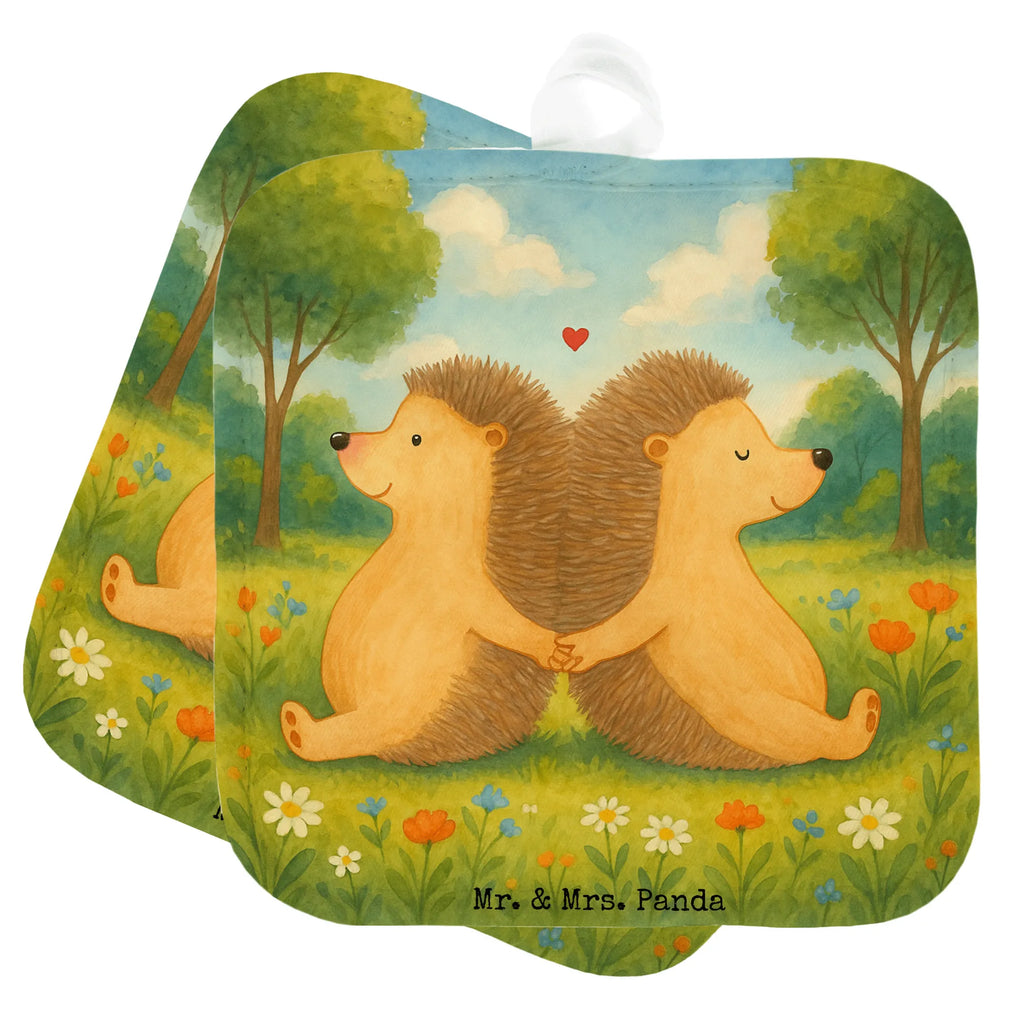 2-elementowy zestaw podkładek pod garnki Jeże trzymające się za łapki Design Topflappenset, Topfuntersetzer, Topfhandschuh, Topflappen, Topflappen 2er Set, Topflappen Set, Schöne Topflappen, Ofenhandschuh, Topflappen lustig, Topflappen mit Spruch, Topfhandschuhe, Ofenhandschuhe, Liebe, Partner, Freund, Freundin, Ehemann, Ehefrau, Heiraten, Verlobung, Heiratsantrag, Liebesgeschenk, Jahrestag, Hocheitstag, Lieblingsmensch, Igel, Hand in Hand, Love, Igelliebe, Gemeinsamkeit, große Liebe, Liebesbeweis, Liebesbotschaft, Geschenk für zwei, Hochzeit