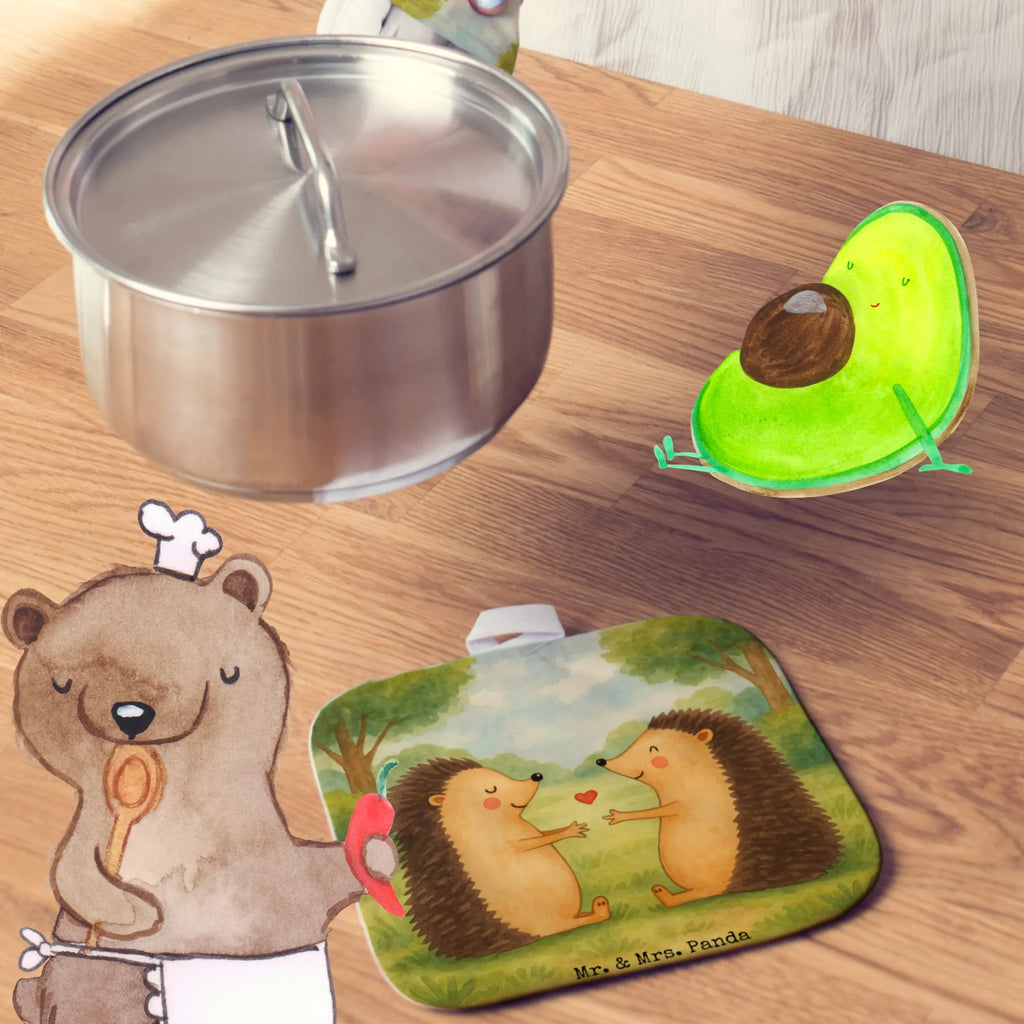 2-elementowy zestaw podkładek pod garnki Miłość jeży Design Topflappen, Topfuntersetzer, Ofenhandschuh, Topflappen Set, Topflappen lustig, Topflappen mit Spruch, Ofenhandschuhe, Topfhandschuhe, Topfhandschuh, Topflappenset, Topflappen 2er Set, Schöne Topflappen, Liebe, Partner, Freund, Freundin, Ehemann, Ehefrau, Heiraten, Verlobung, Heiratsantrag, Liebesgeschenk, Jahrestag, Hocheitstag, Verliebt, Verlobt, Verheiratet, Geschenk, Liebesbeweis, Hochzeitstag, Hochzeit, Igel