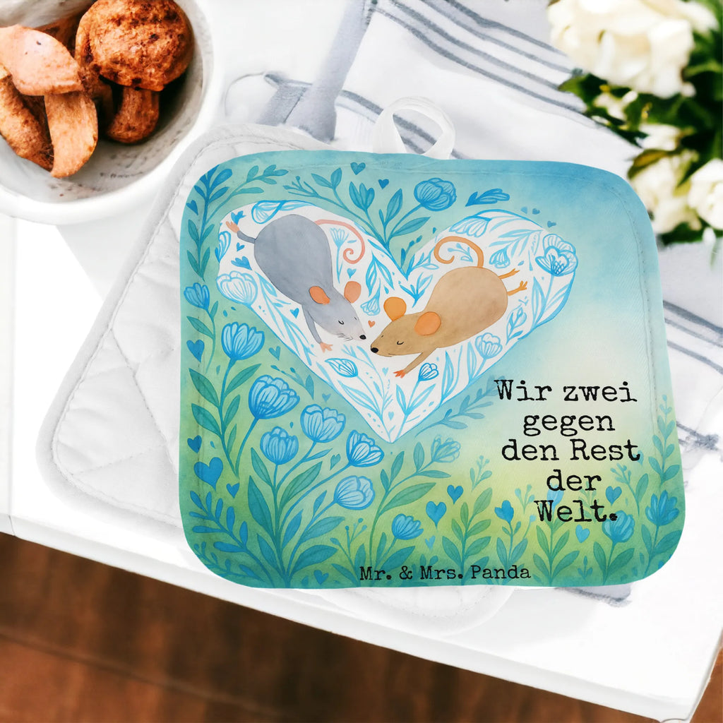 2er Set Topflappen  Mäuse Herz Design Topflappen mit Spruch, Topflappen Set, Topflappenset, Topfuntersetzer, Topfhandschuh, Schöne Topflappen, Ofenhandschuh, Topfhandschuhe, Topflappen lustig, Topflappen 2er Set, Ofenhandschuhe, Topflappen, Liebe, Partner, Freund, Freundin, Ehemann, Ehefrau, Heiraten, Verlobung, Heiratsantrag, Liebesgeschenk, Jahrestag, Hocheitstag, Liebesbotschaft, Love, Maus, Gemeinsamkeit, Mäuse, Lieblingsmensch, Hochzeit, Liebesbeweis, Geschenk für zwei