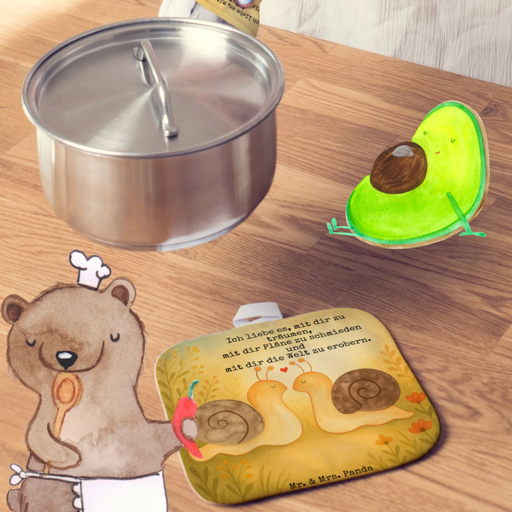 2-elementowy zestaw podkładek pod garnki Miłość ślimaków Design Topflappenset, Topflappen 2er Set, Schöne Topflappen, Topfhandschuhe, Topfuntersetzer, Ofenhandschuhe, Topflappen, Topfhandschuh, Topflappen mit Spruch, Topflappen Set, Topflappen lustig, Ofenhandschuh, Liebe, Partner, Freund, Freundin, Ehemann, Ehefrau, Heiraten, Verlobung, Heiratsantrag, Liebesgeschenk, Jahrestag, Hocheitstag