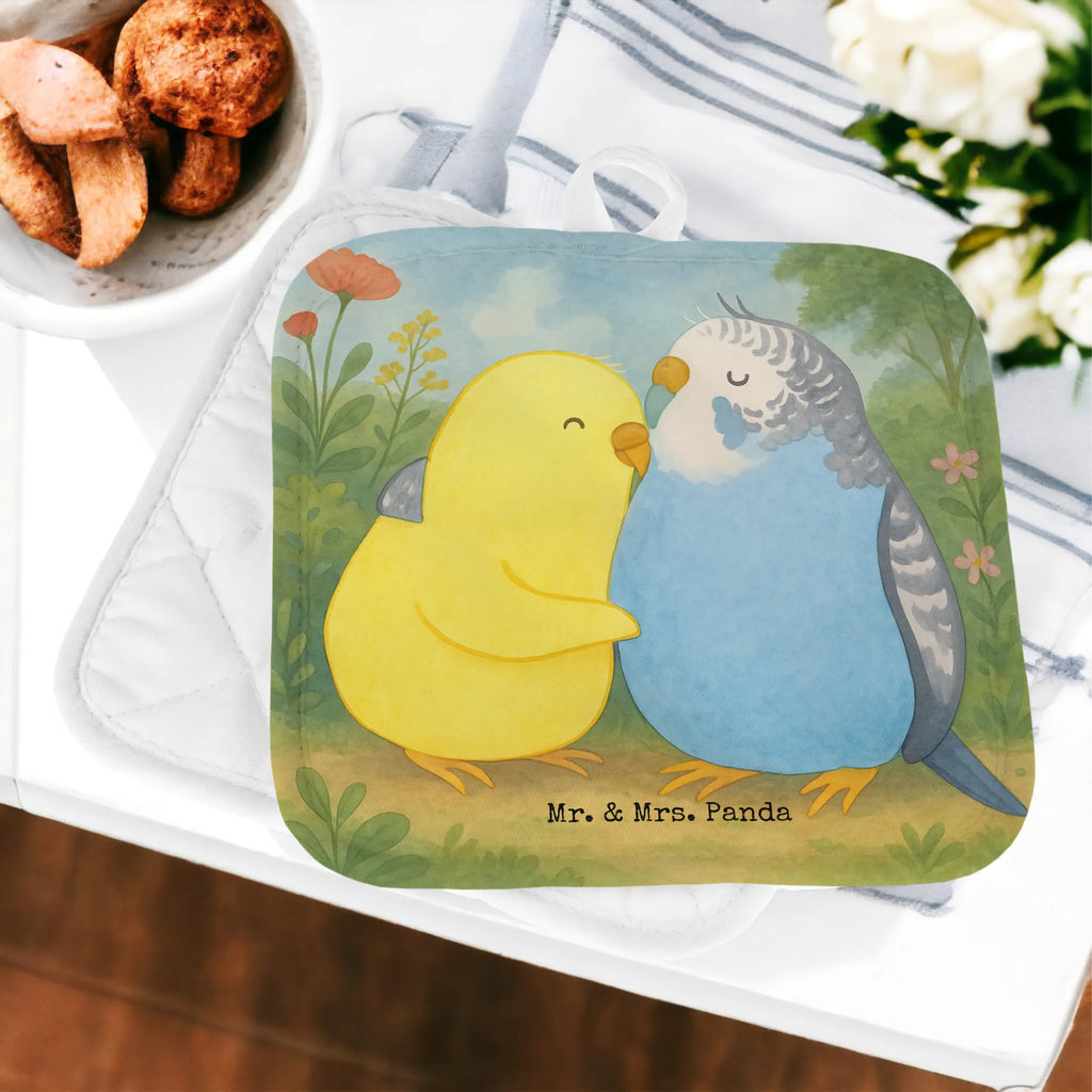 Pot holder Parakeets in love Design Topflappen, Topfuntersetzer, Ofenhandschuh, Topflappen Set, Topflappen lustig, Topflappen mit Spruch, Ofenhandschuhe, Topfhandschuhe, Topfhandschuh, Topflappenset, Topflappen 2er Set, Schöne Topflappen, Liebe, Partner, Freund, Freundin, Ehemann, Ehefrau, Heiraten, Verlobung, Heiratsantrag, Liebesgeschenk, Jahrestag, Hocheitstag, Vögel, Wellensittich, Nähe, Kuscheln, Vertrauen