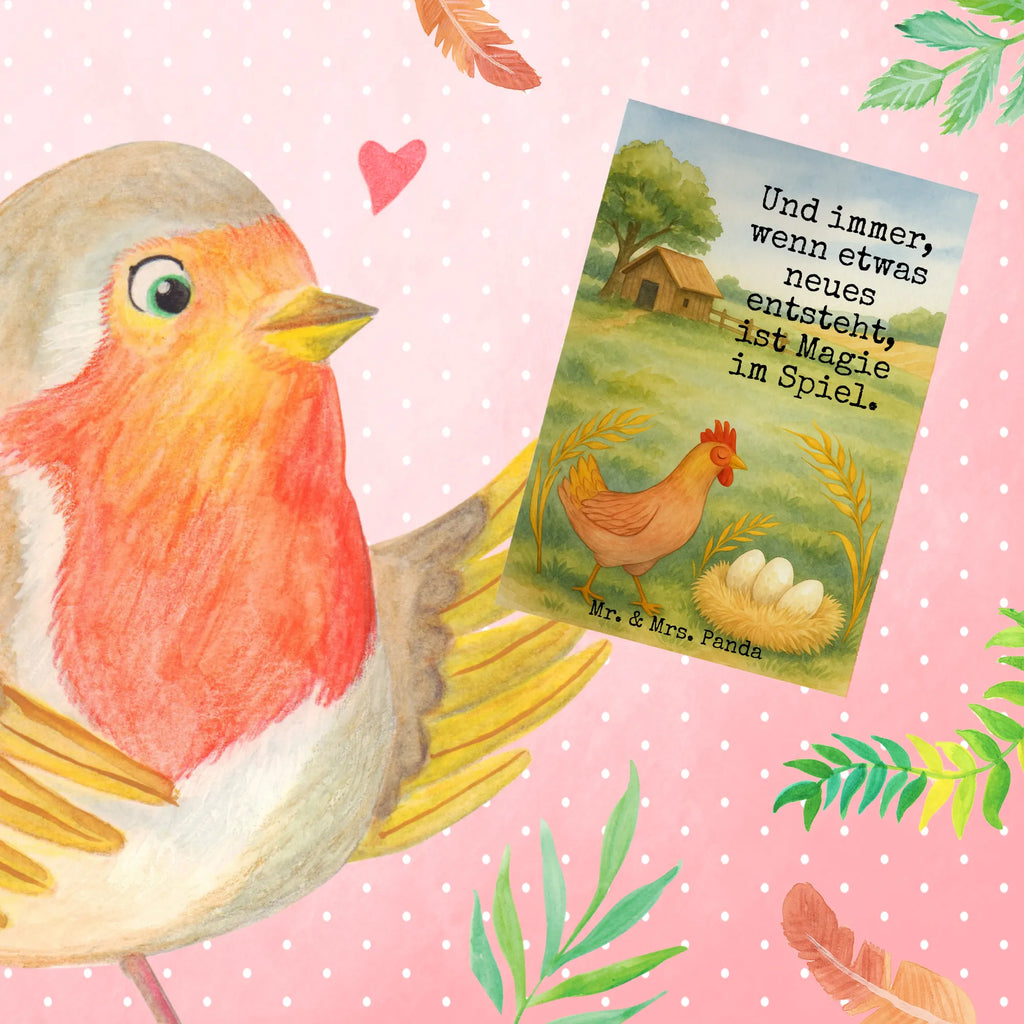 Kartka okolicznościowa kurczak Dumny Design Klappkarte, Hochzeitskarte, Geburtstagskarte, Einladungskarte, Glückwunschkarte, Grußkarte, Karte, Ansichtskarten, Bauernhof, Hoftiere, Landwirt, Landwirtin, Motivation, Henne, Eier, Hühner, Landleben, Magie, Geburt, Hof, Hahn, Schwangerschaft, Spruch