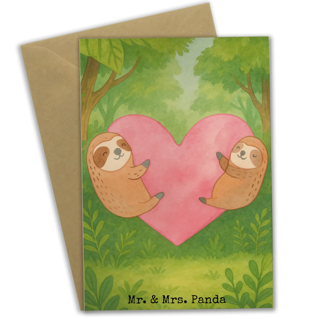 Grußkarte Faultiere Herz Design Grußkarte, Klappkarte, Einladungskarte, Glückwunschkarte, Hochzeitskarte, Geburtstagskarte, Karte, Ansichtskarten, Liebe, Partner, Freund, Freundin, Ehemann, Ehefrau, Heiraten, Verlobung, Heiratsantrag, Liebesgeschenk, Jahrestag, Hocheitstag, Valentinstag, Geschenk für Frauen, Hochzeitstag, Mitbringsel, Geschenk für Freundin, Geschenk für Partner, Liebesbeweis, für Männer, für Ehemann