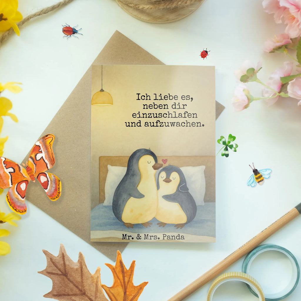 Greetings card penguins Fall asleep Design Grußkarte, Klappkarte, Einladungskarte, Glückwunschkarte, Hochzeitskarte, Geburtstagskarte, Karte, Ansichtskarten, Liebe, Partner, Freund, Freundin, Ehemann, Ehefrau, Heiraten, Verlobung, Heiratsantrag, Liebesgeschenk, Jahrestag, Hocheitstag, Valentinstag, Geschenk für Frauen, Hochzeitstag, Mitbringsel, Geschenk für Freundin, Geschenk für Partner, Liebesbeweis, für Männer, für Ehemann