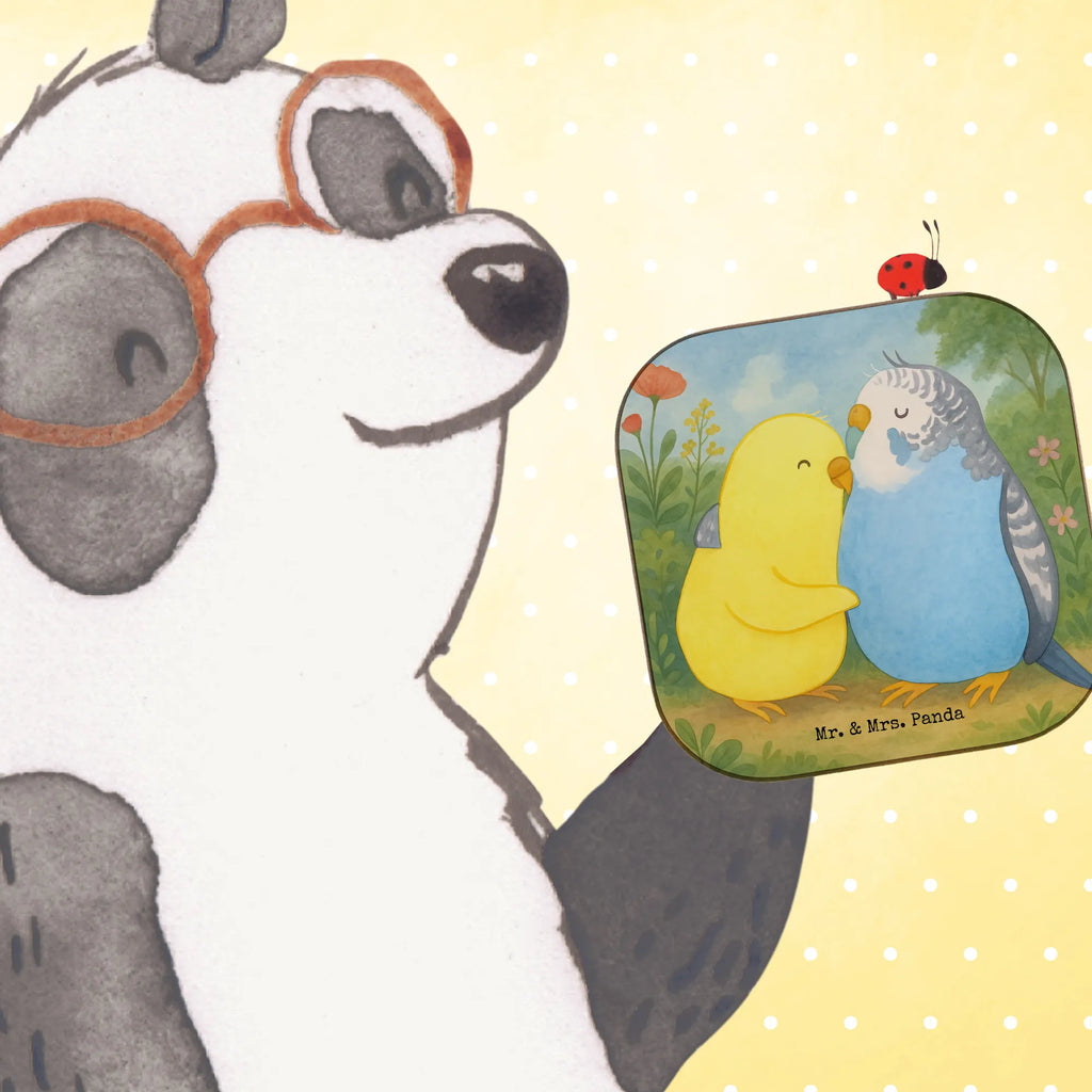 Square coaster Parakeets in love Design Untersetzer, Bierdeckel, Glasuntersetzer, Untersetzer Gläser, Getränkeuntersetzer, Untersetzer aus Holz, Untersetzer für Gläser, Korkuntersetzer, Untersetzer Holz, Holzuntersetzer, Tassen Untersetzer, Untersetzer Design, Liebe, Partner, Freund, Freundin, Ehemann, Ehefrau, Heiraten, Verlobung, Heiratsantrag, Liebesgeschenk, Jahrestag, Hocheitstag, Vögel, Wellensittich, Nähe, Kuscheln, Vertrauen